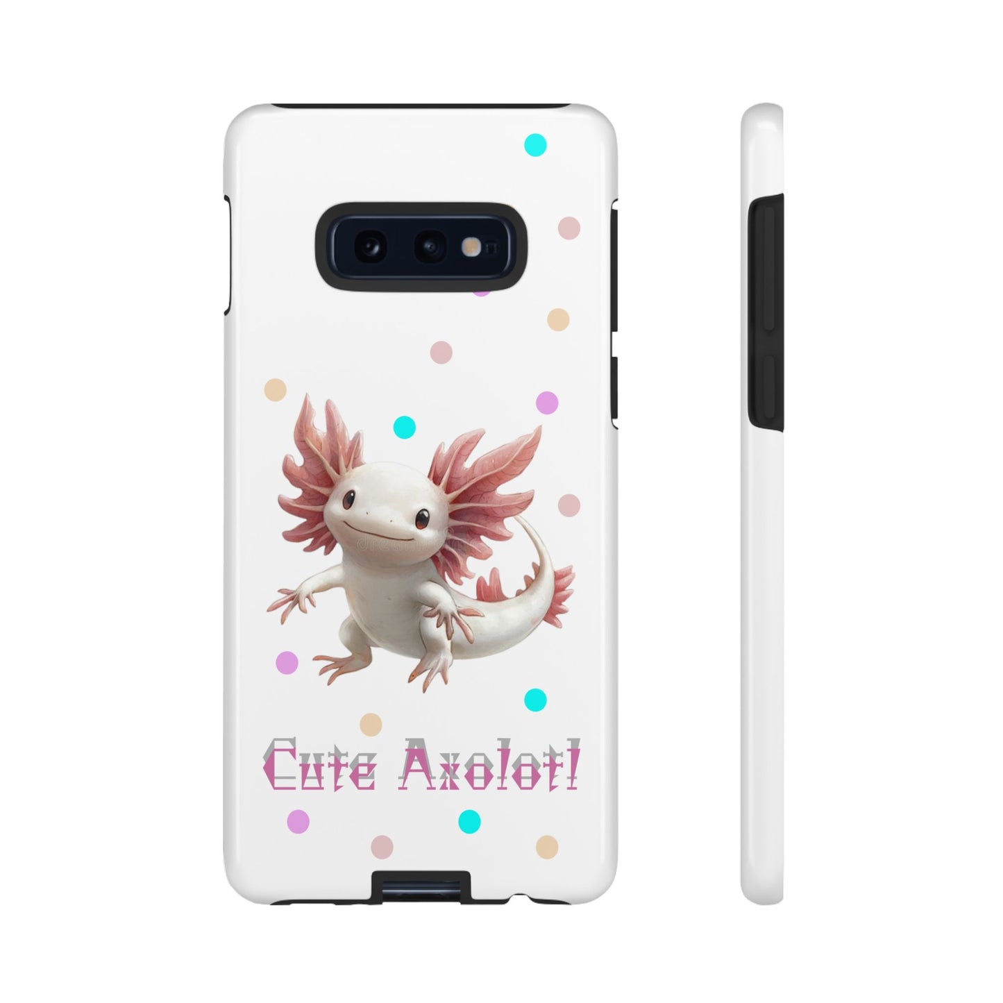 Cute Axolotl Phone Case, Kawaii Phone Cover, Gifts for Kids, Animal Lover Accessories, Cute Axolotl Design
