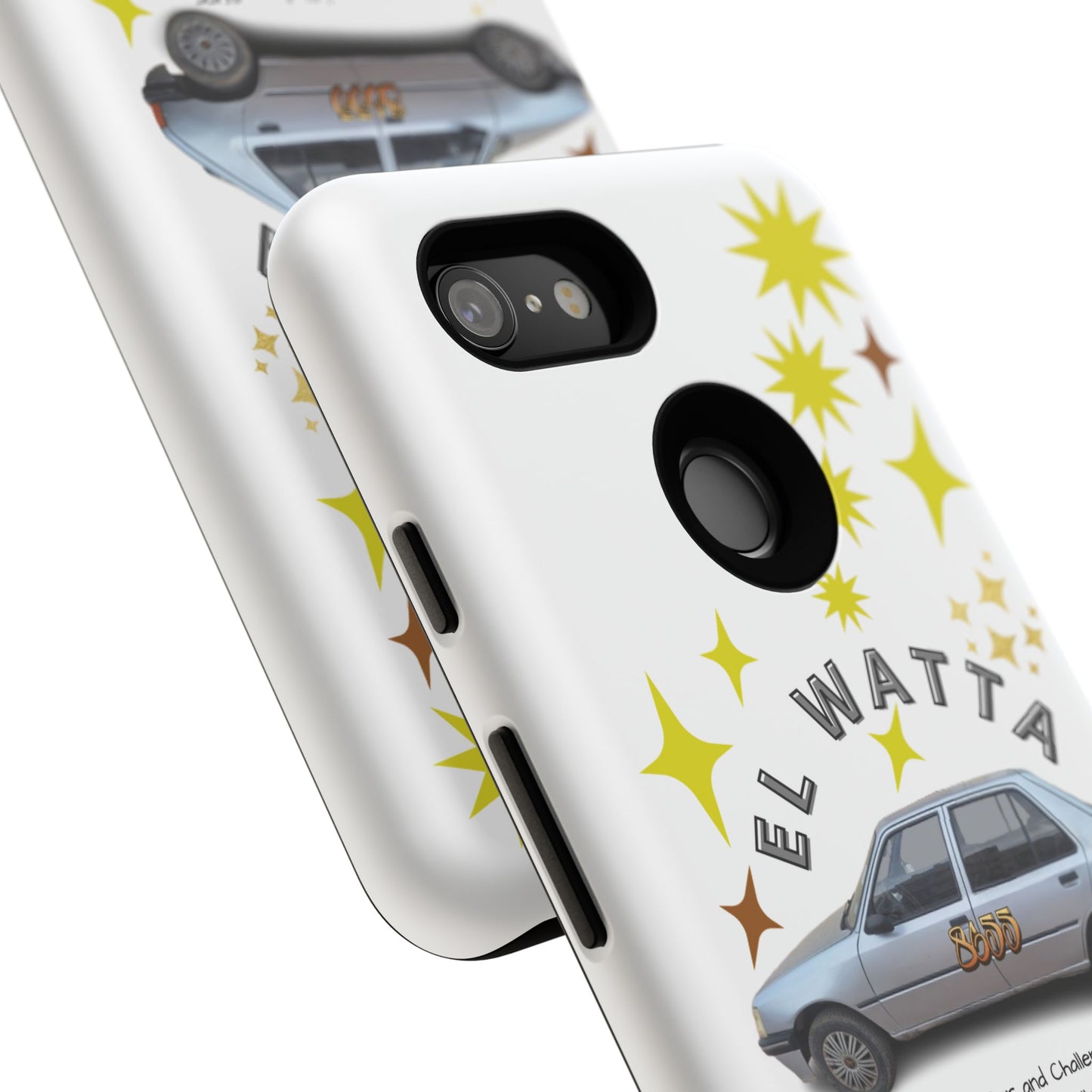 El Watta Phone Case - Retro Car Design, Tough Case, Unique Gift for Car Lovers, Funny Phone Accessory, Fun Birthday Present
