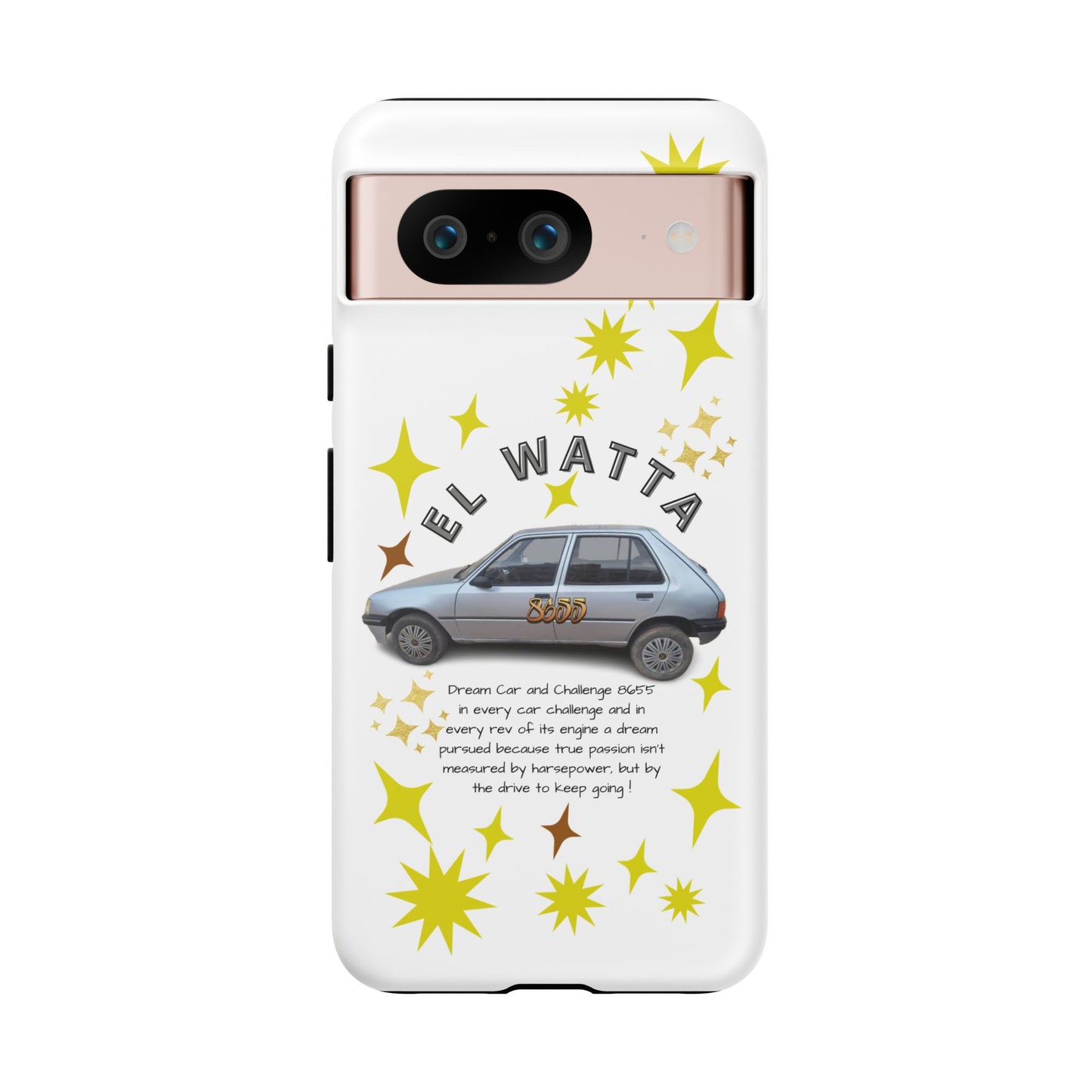 El Watta Phone Case - Retro Car Design, Tough Case, Unique Gift for Car Lovers, Funny Phone Accessory, Fun Birthday Present