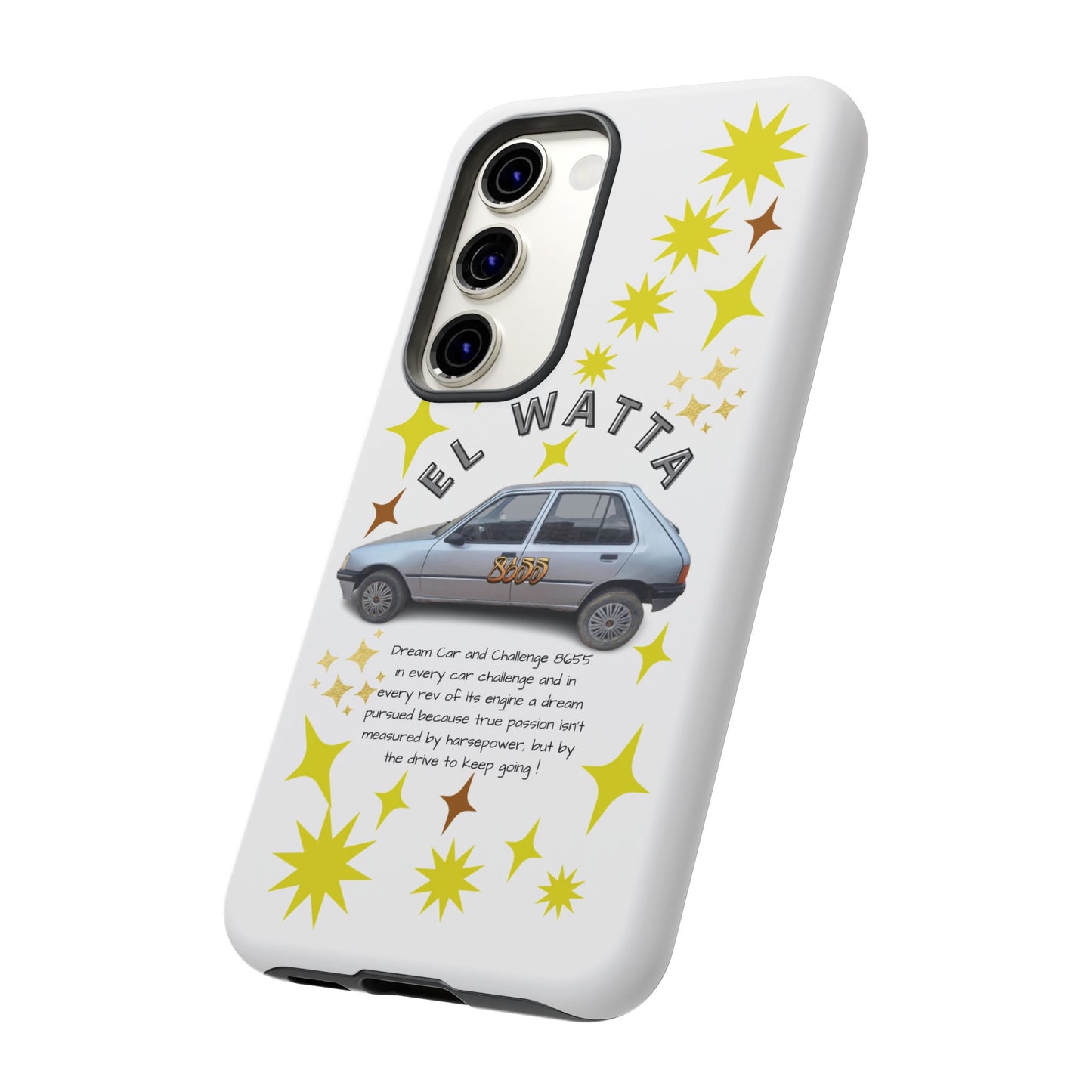 El Watta Phone Case - Retro Car Design, Tough Case, Unique Gift for Car Lovers, Funny Phone Accessory, Fun Birthday Present