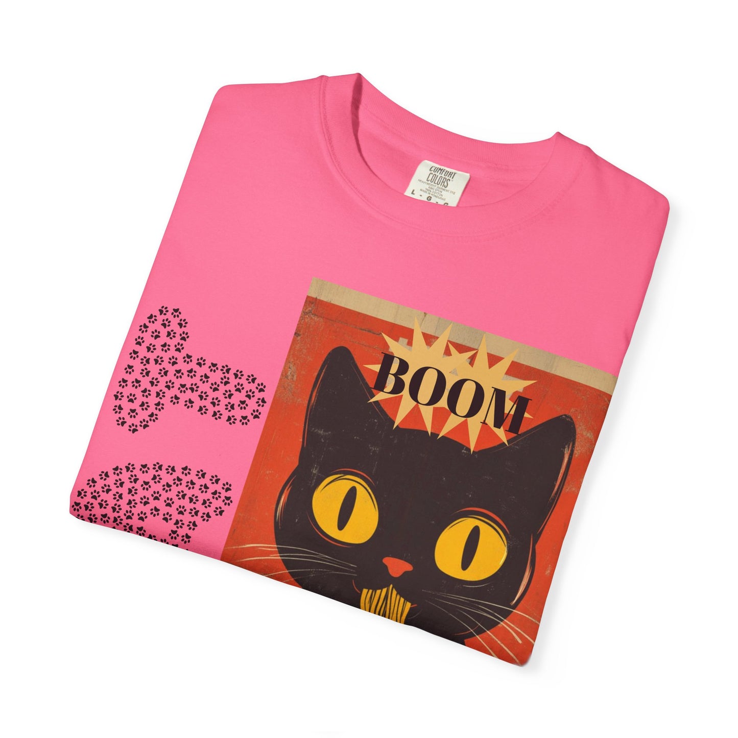 Noodle Cat Graphic Tee, Cute Cat T-Shirt, Animal Lover Gift, Foodie Apparel, Funny Gift for Her, Relaxed Fit Unisex Shirt