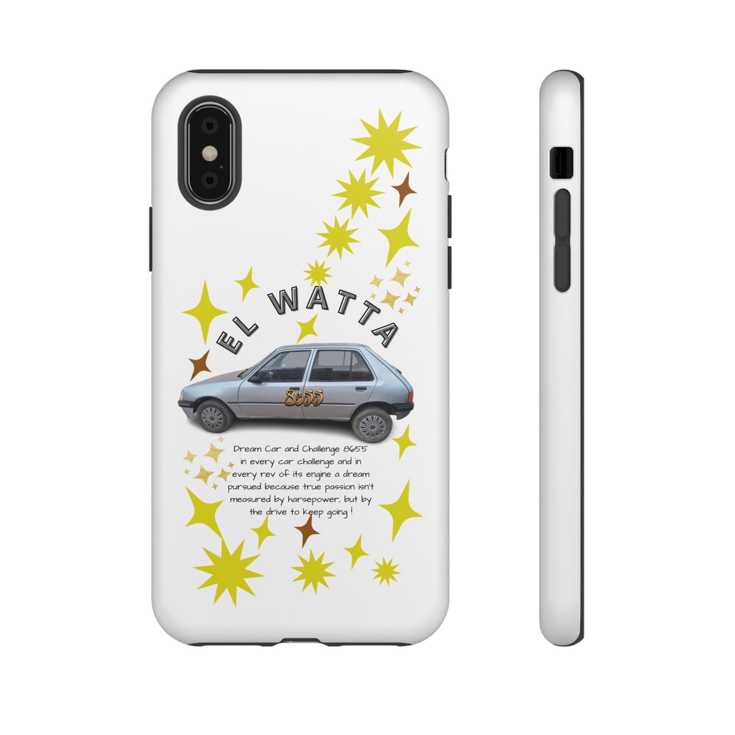 El Watta Phone Case - Retro Car Design, Tough Case, Unique Gift for Car Lovers, Funny Phone Accessory, Fun Birthday Present