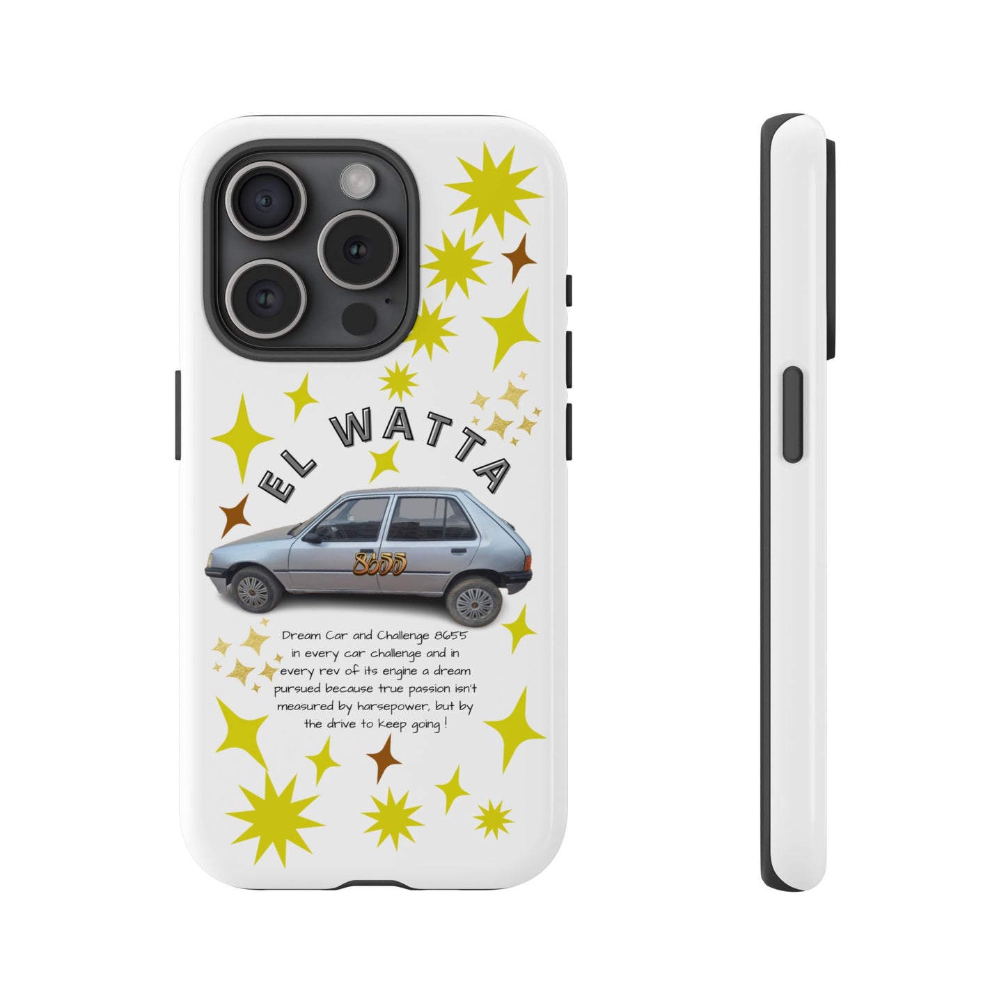 El Watta Phone Case - Retro Car Design, Tough Case, Unique Gift for Car Lovers, Funny Phone Accessory, Fun Birthday Present
