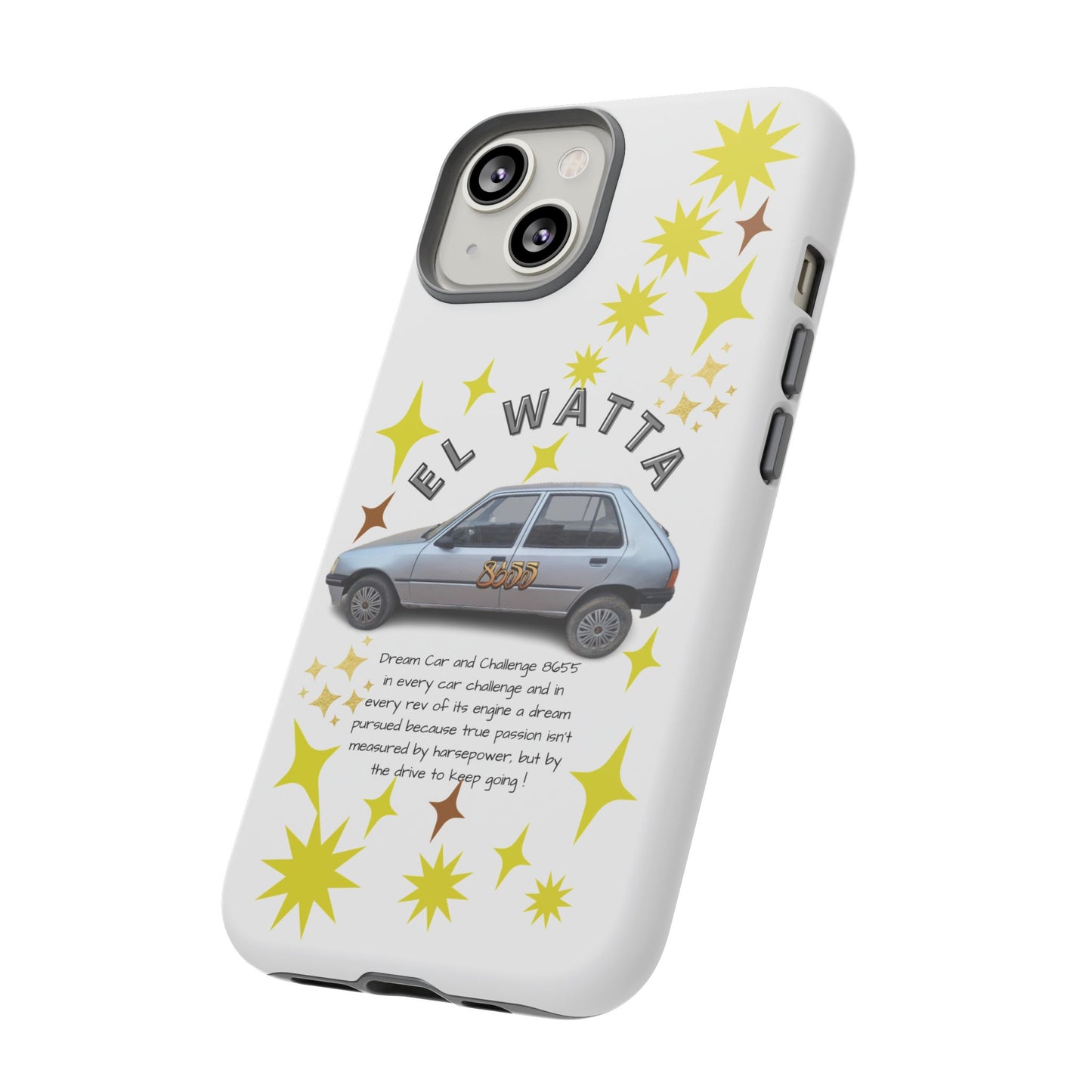 El Watta Phone Case - Retro Car Design, Tough Case, Unique Gift for Car Lovers, Funny Phone Accessory, Fun Birthday Present