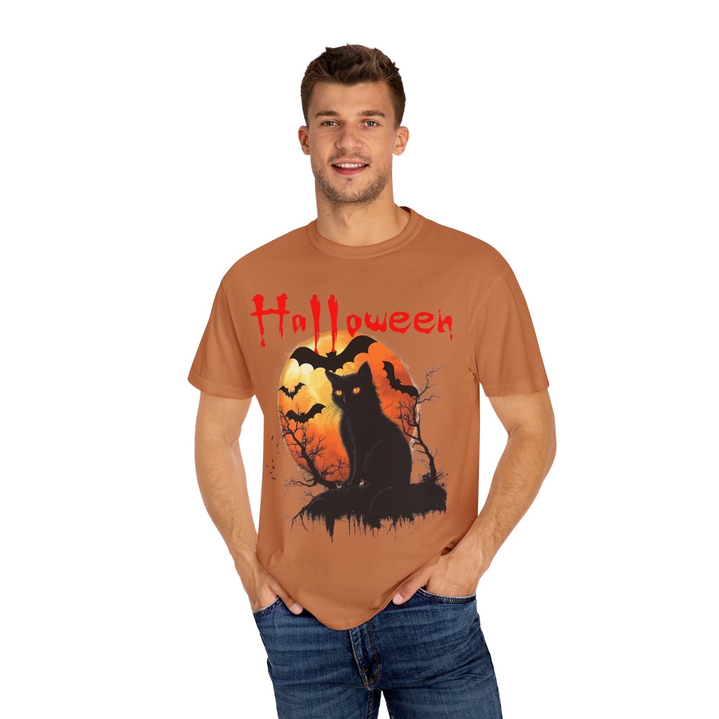 Halloween October 31 Folk Festival Unisex Garment-Dyed T-shirt