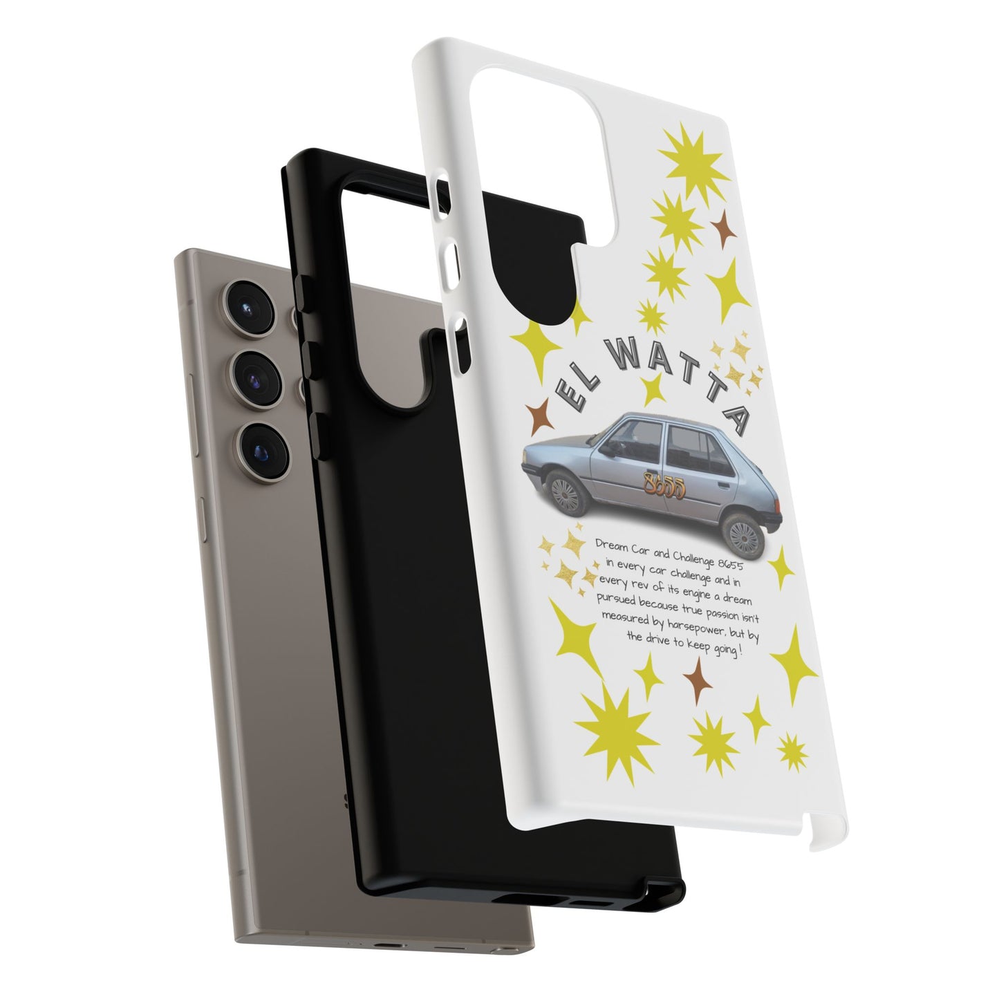 El Watta Phone Case - Retro Car Design, Tough Case, Unique Gift for Car Lovers, Funny Phone Accessory, Fun Birthday Present