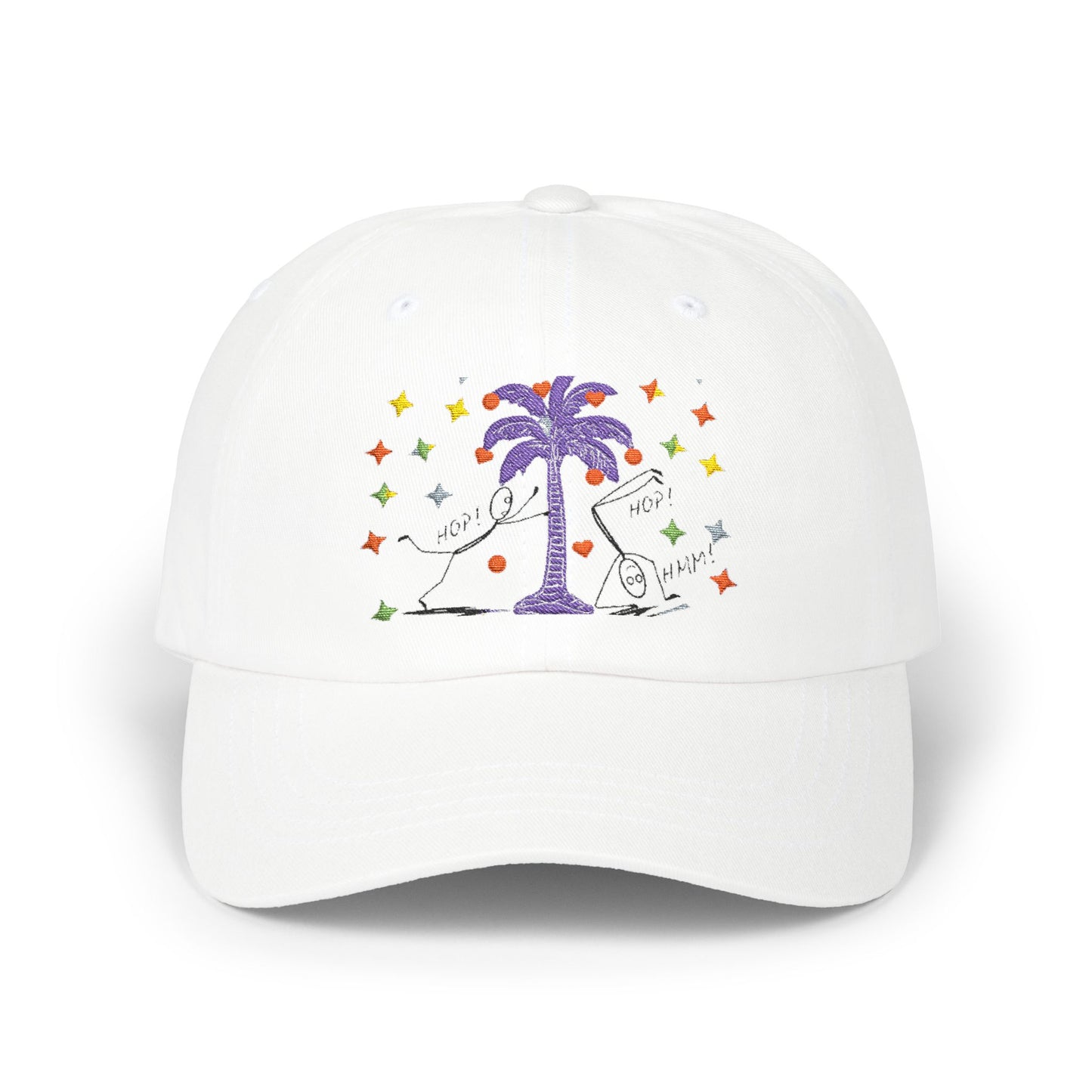 Chic Dad Cap - Fun Palm Tree Design, Summer Style, Gift for Fathers Day, Casual Wear, Fashionable Accessory