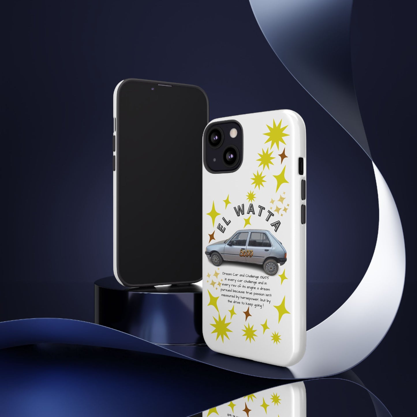 El Watta Phone Case - Retro Car Design, Tough Case, Unique Gift for Car Lovers, Funny Phone Accessory, Fun Birthday Present