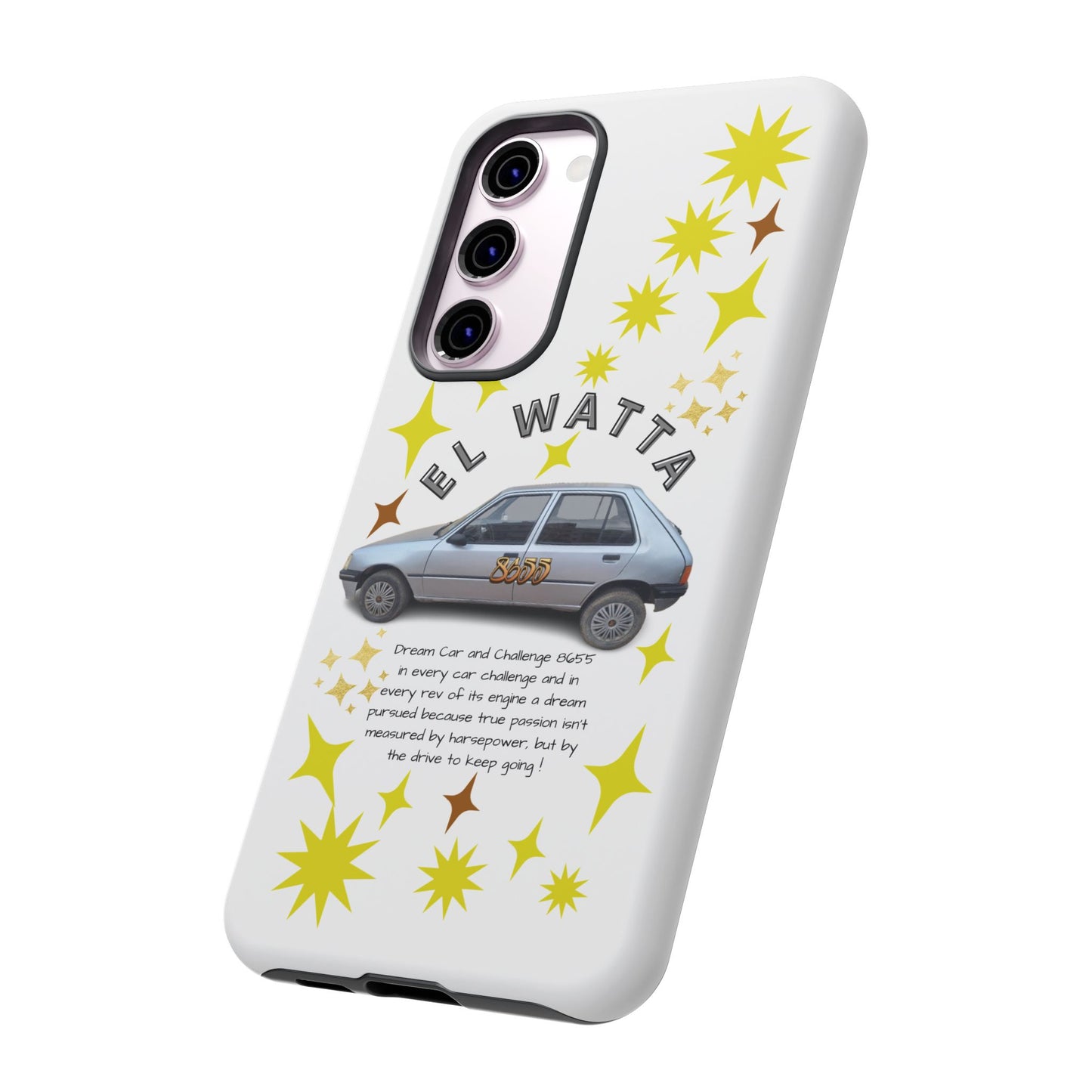 El Watta Phone Case - Retro Car Design, Tough Case, Unique Gift for Car Lovers, Funny Phone Accessory, Fun Birthday Present