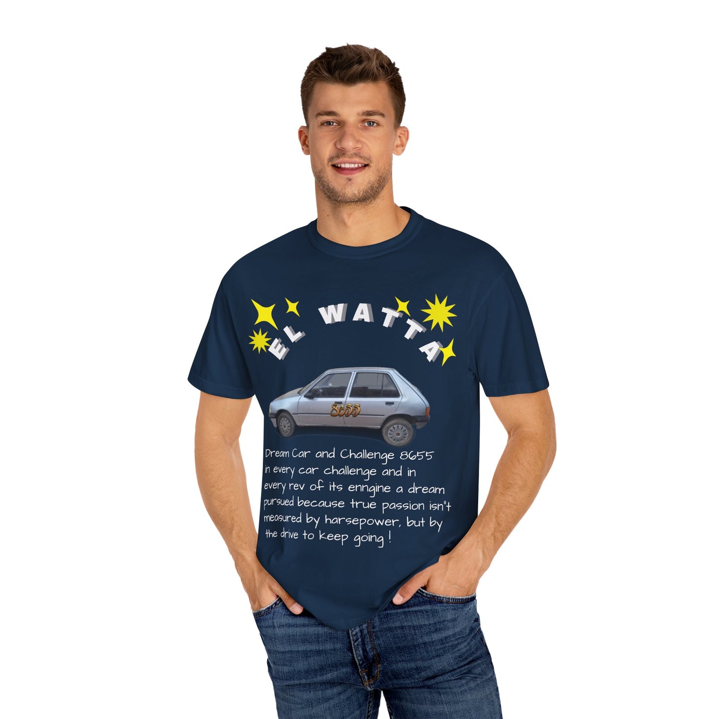 Car Enthusiast T-Shirt: Dream Car Challenge Tee, Perfect Gift for Car Lovers, Racing Fans, Birthday, or Celebration Outfit