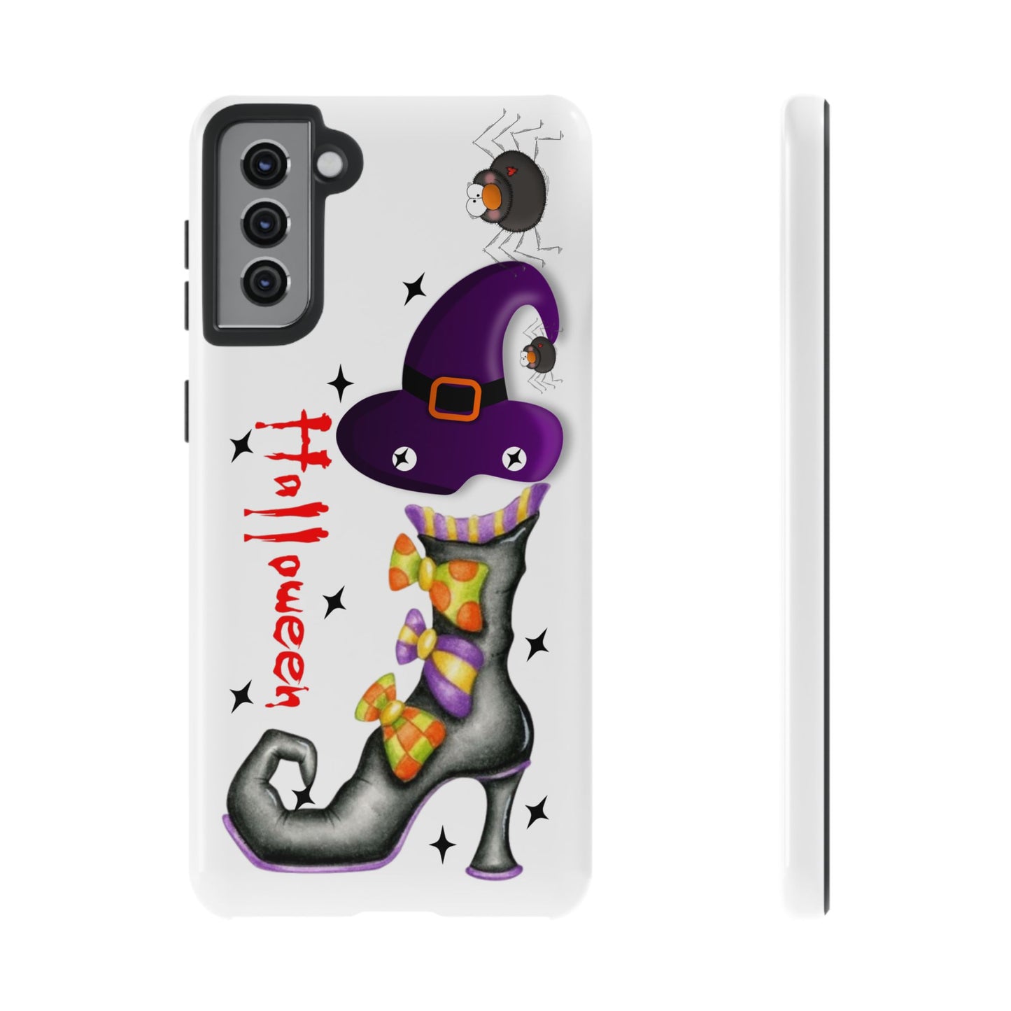 Halloween Phone Case, Tough Cases, Spooky Phone Cover, Witch Hat Design, Holiday Accessory, Fall Gift Idea