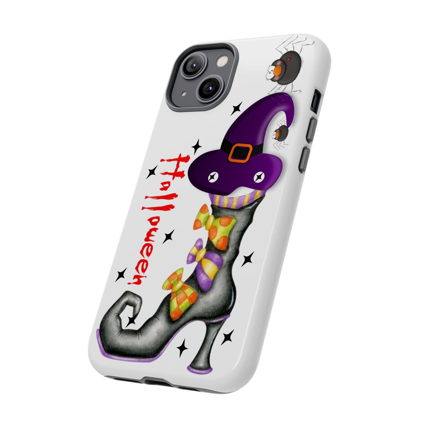 Halloween Phone Case, Tough Cases, Spooky Phone Cover, Witch Hat Design, Holiday Accessory, Fall Gift Idea