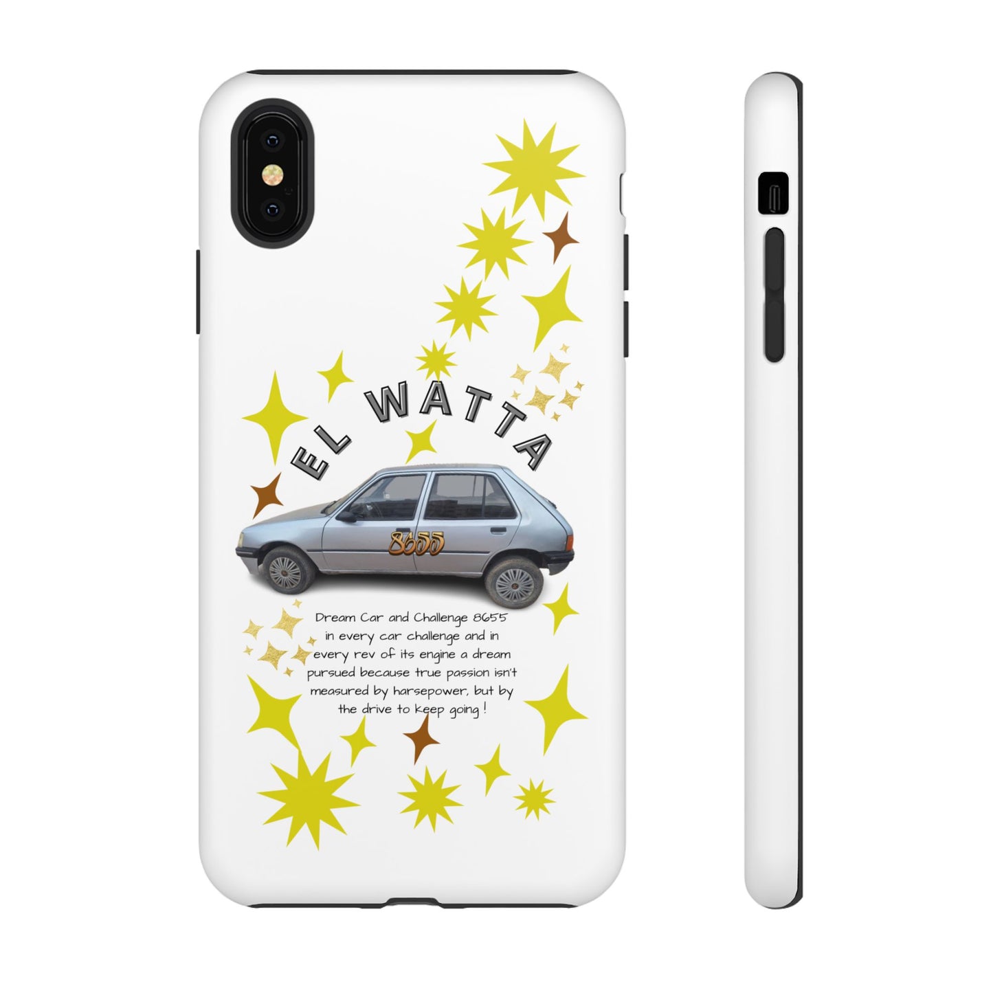 El Watta Phone Case - Retro Car Design, Tough Case, Unique Gift for Car Lovers, Funny Phone Accessory, Fun Birthday Present