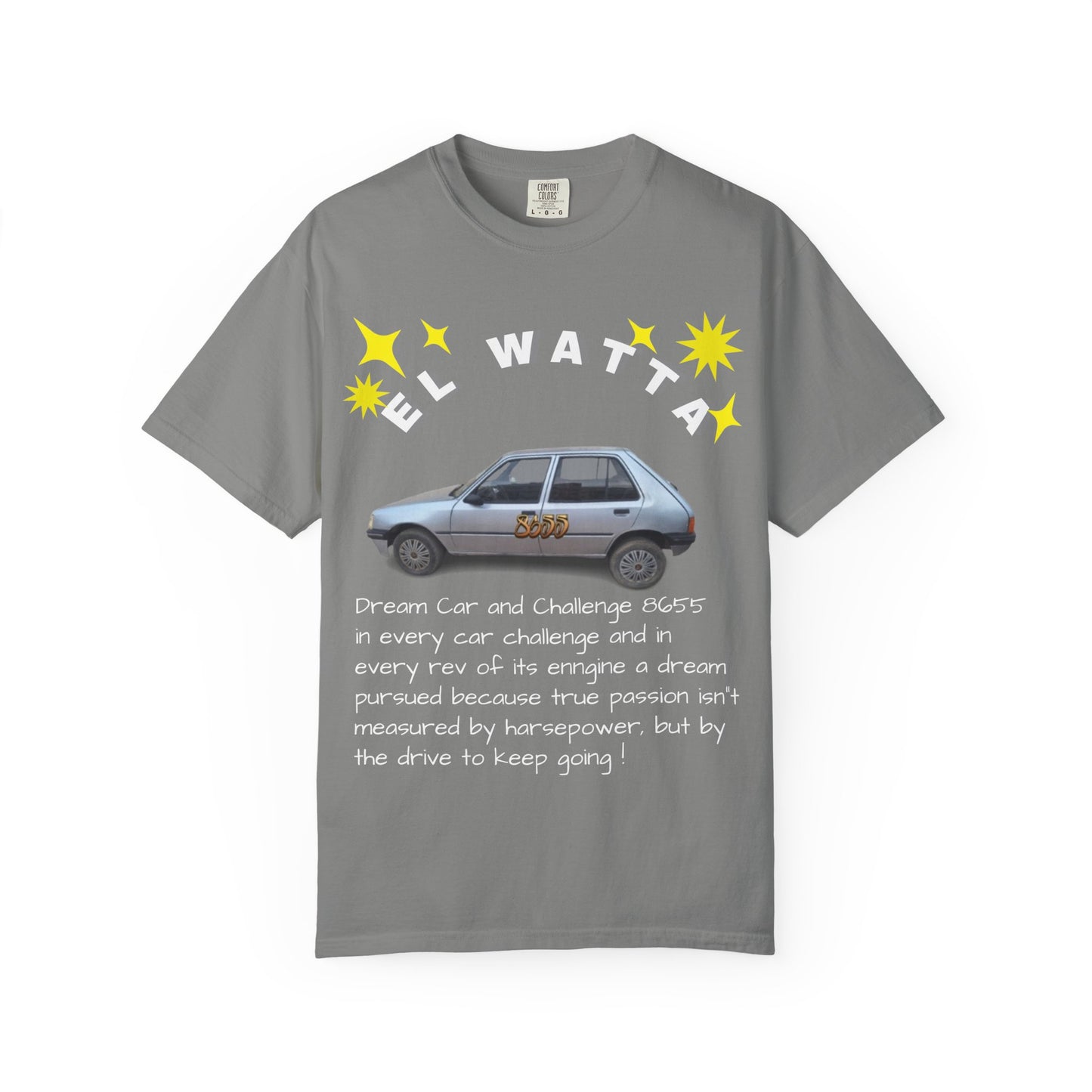 Car Enthusiast T-Shirt: Dream Car Challenge Tee, Perfect Gift for Car Lovers, Racing Fans, Birthday, or Celebration Outfit