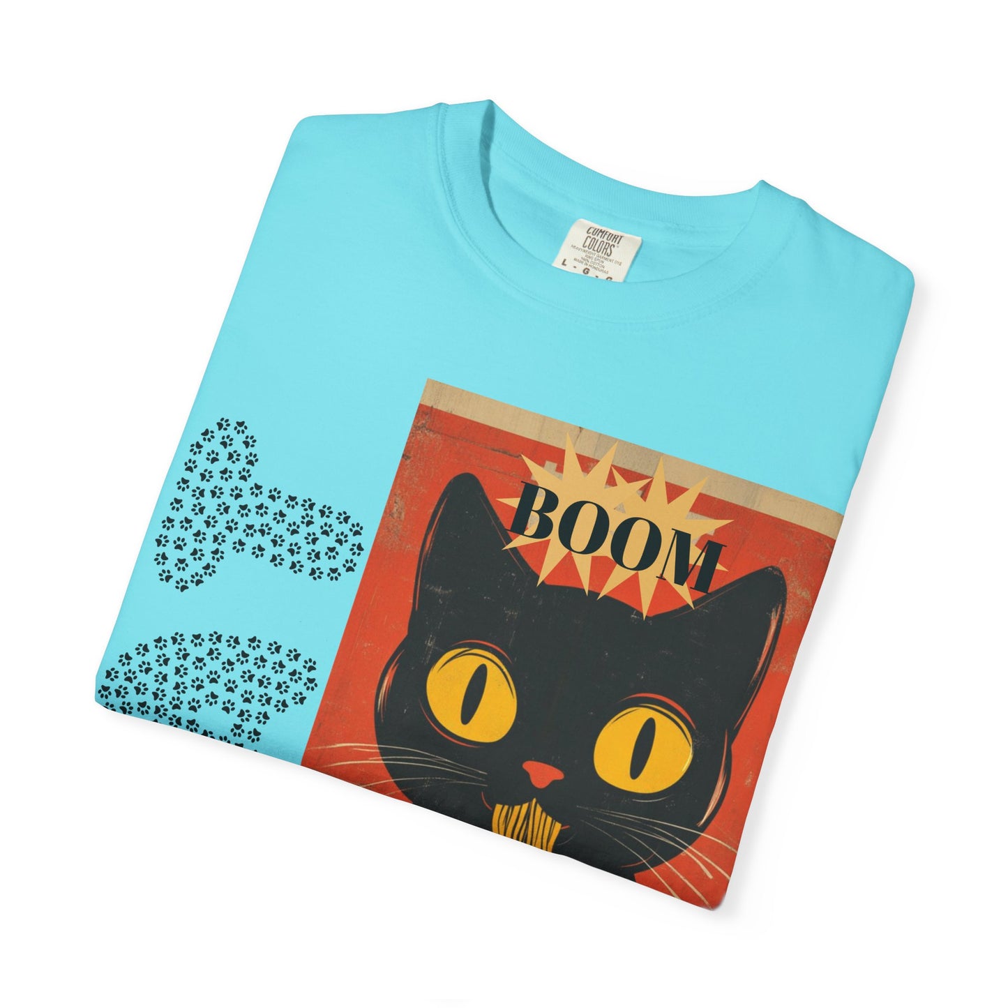 Noodle Cat Graphic Tee, Cute Cat T-Shirt, Animal Lover Gift, Foodie Apparel, Funny Gift for Her, Relaxed Fit Unisex Shirt