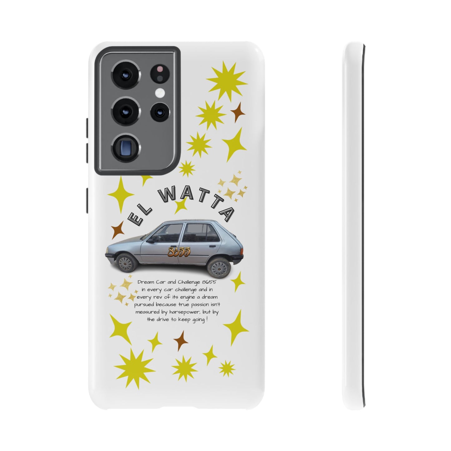 El Watta Phone Case - Retro Car Design, Tough Case, Unique Gift for Car Lovers, Funny Phone Accessory, Fun Birthday Present