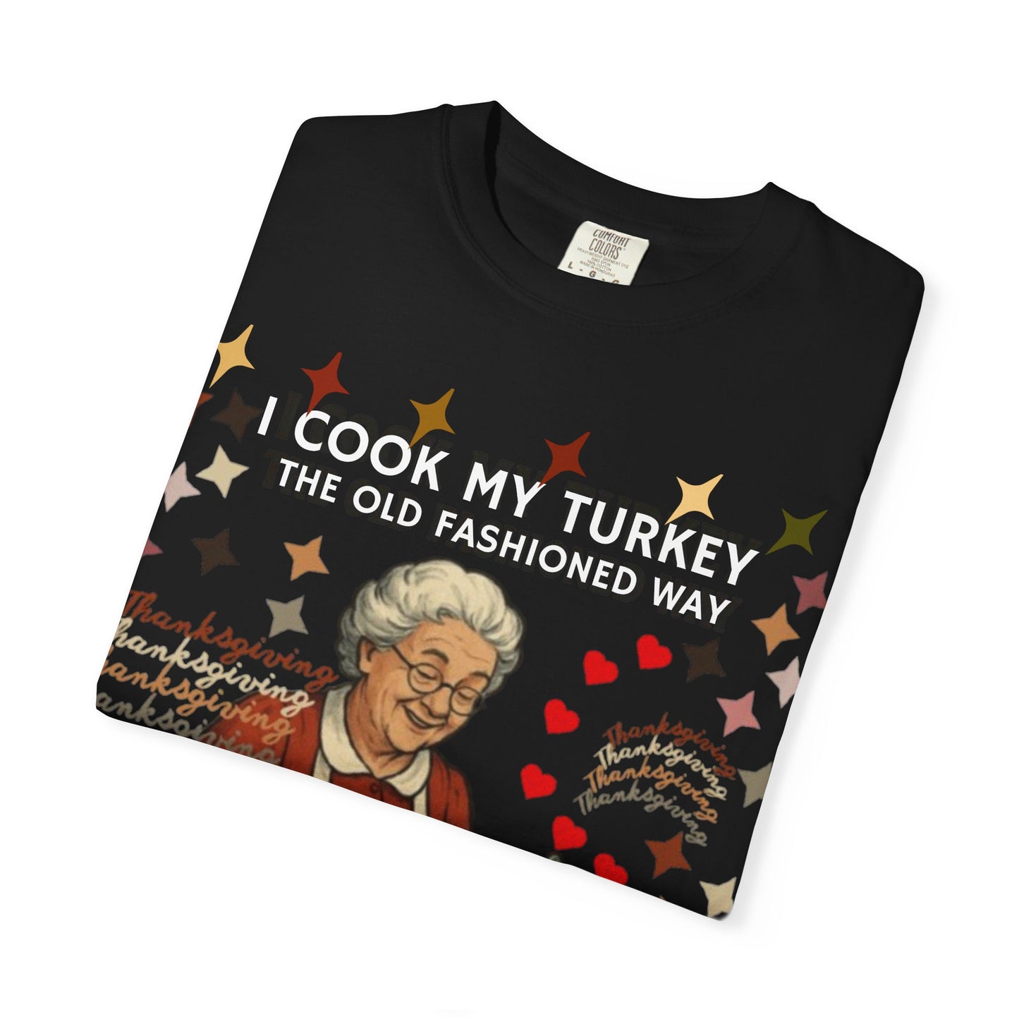 Funny Thanksgiving Shirt, Retro Holiday Humor Tee, Family Dinner Joke, Unisex Garment-Dyed Tee, Funny Turkey Shirt, Holiday Apparel, Family Gatherings, Autumn Humor