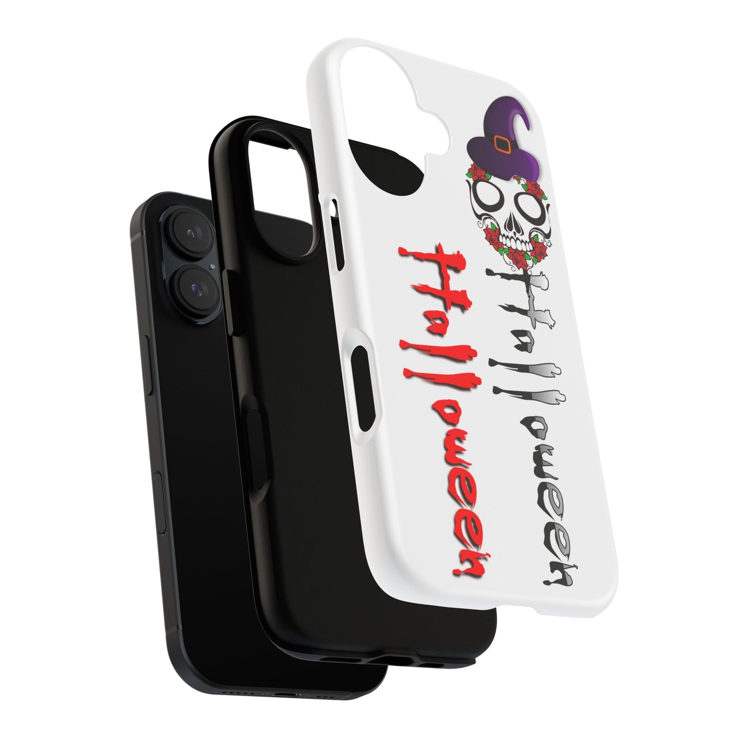 Halloween Skull Phone & Samsung Galaxy Case, Tough Cases with Spooky Design, Perfect for Fall, Halloween Gifts, Unique Phone Accessories, Skull Decor,Spooky October 31 Horror Cover | USA Gothic Holiday Accessory