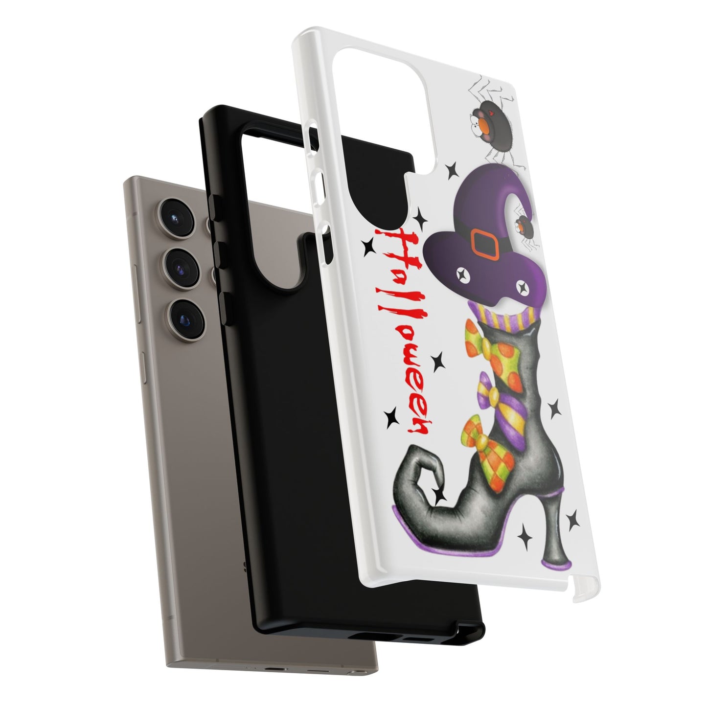 Halloween Phone Case, Tough Cases, Spooky Phone Cover, Witch Hat Design, Holiday Accessory, Fall Gift Idea