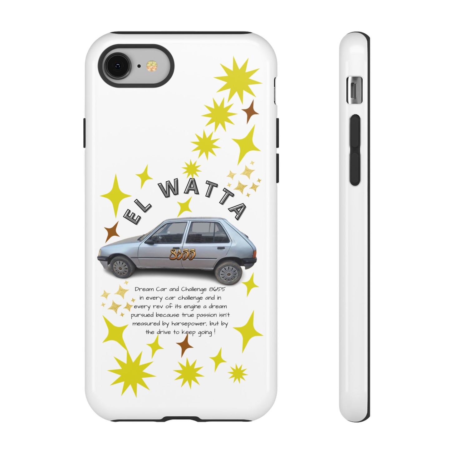 El Watta Phone Case - Retro Car Design, Tough Case, Unique Gift for Car Lovers, Funny Phone Accessory, Fun Birthday Present