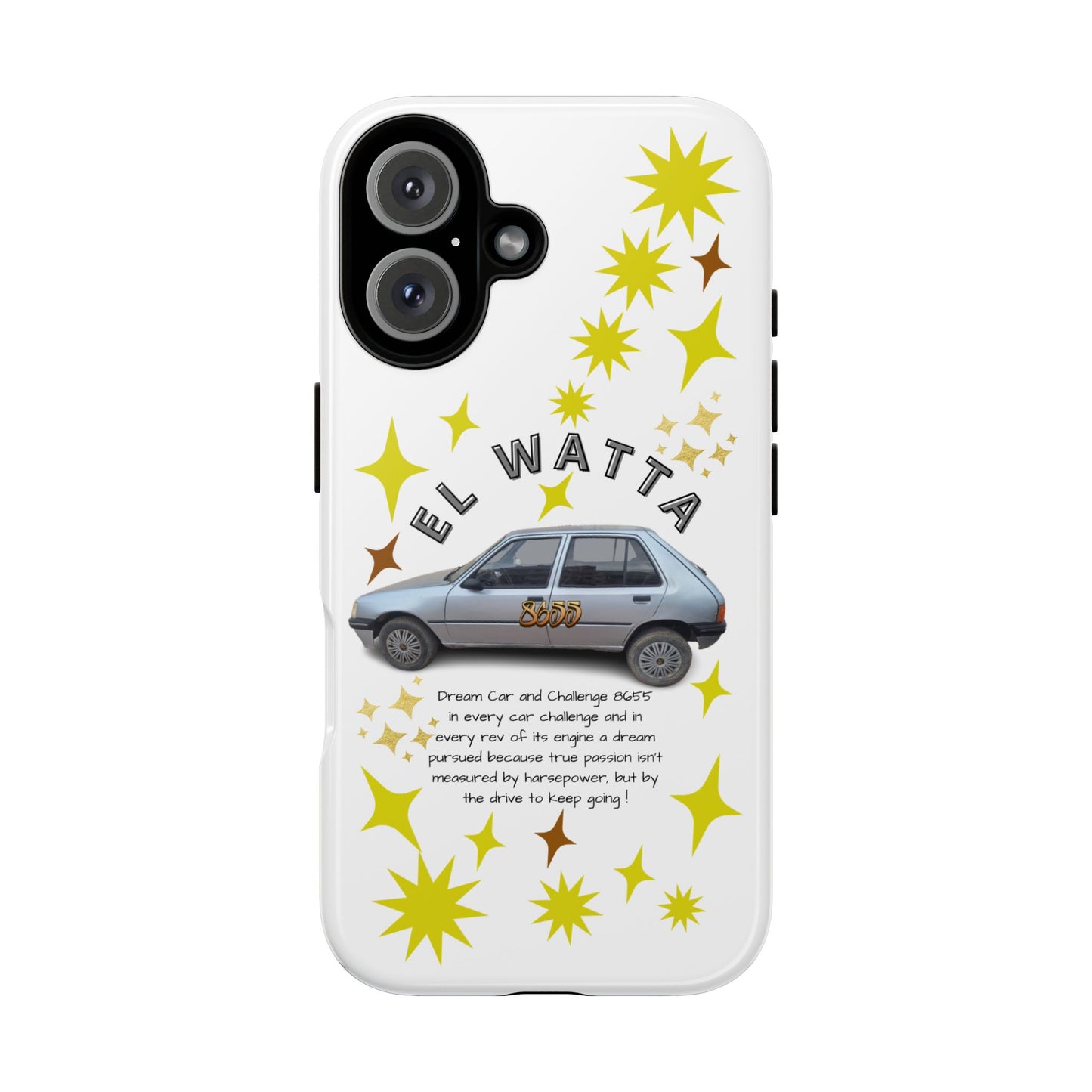 El Watta Phone Case - Retro Car Design, Tough Case, Unique Gift for Car Lovers, Funny Phone Accessory, Fun Birthday Present