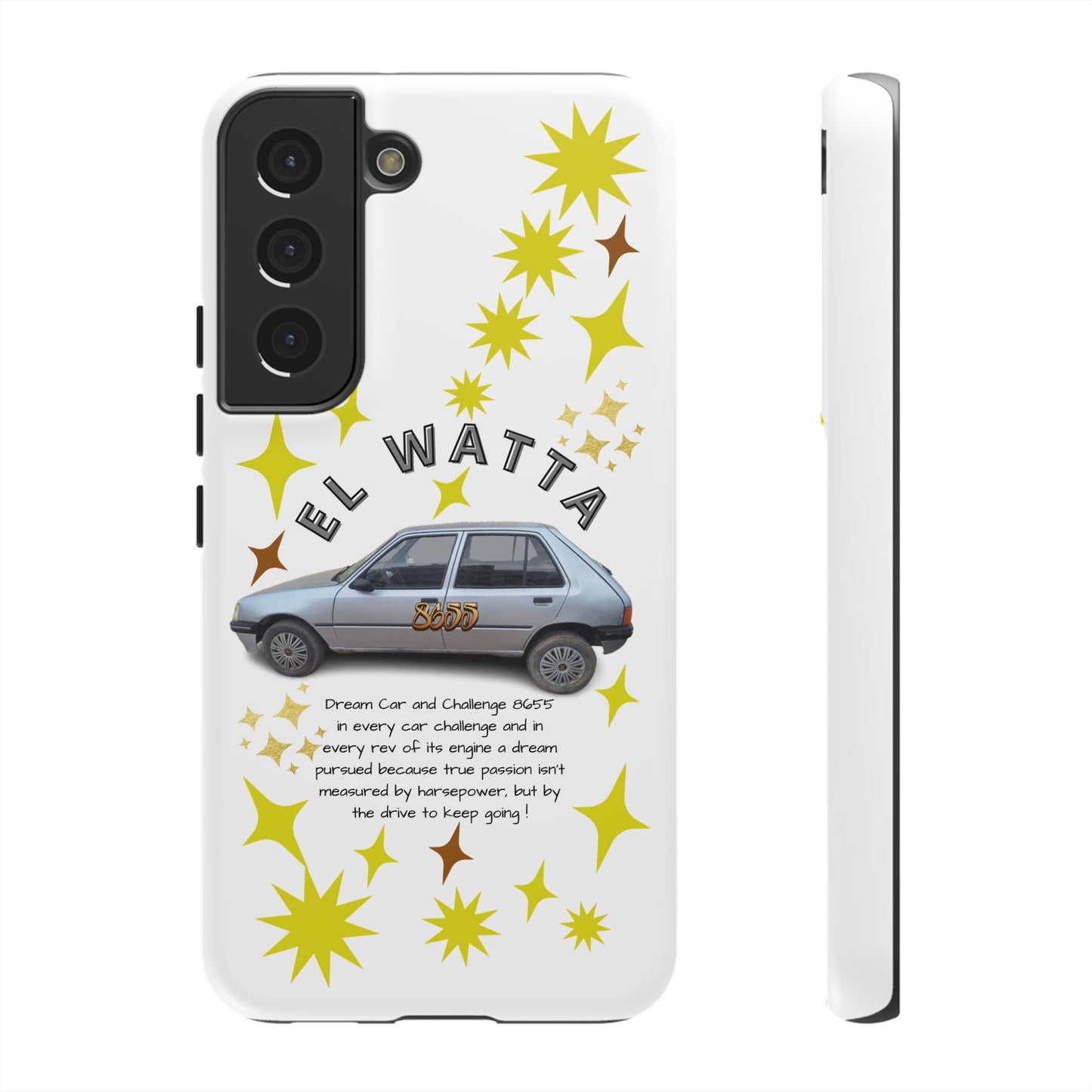El Watta Phone Case - Retro Car Design, Tough Case, Unique Gift for Car Lovers, Funny Phone Accessory, Fun Birthday Present