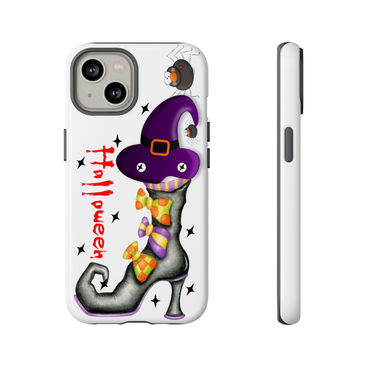 Halloween Phone Case, Tough Cases, Spooky Phone Cover, Witch Hat Design, Holiday Accessory, Fall Gift Idea