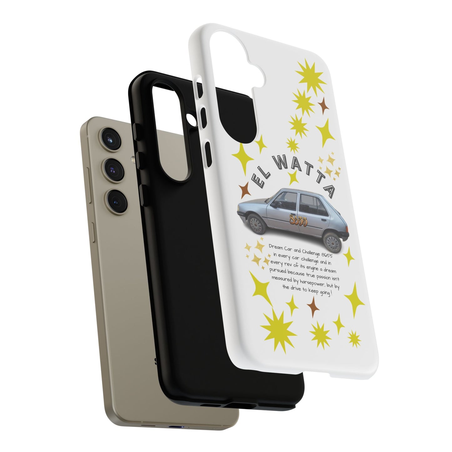 El Watta Phone Case - Retro Car Design, Tough Case, Unique Gift for Car Lovers, Funny Phone Accessory, Fun Birthday Present