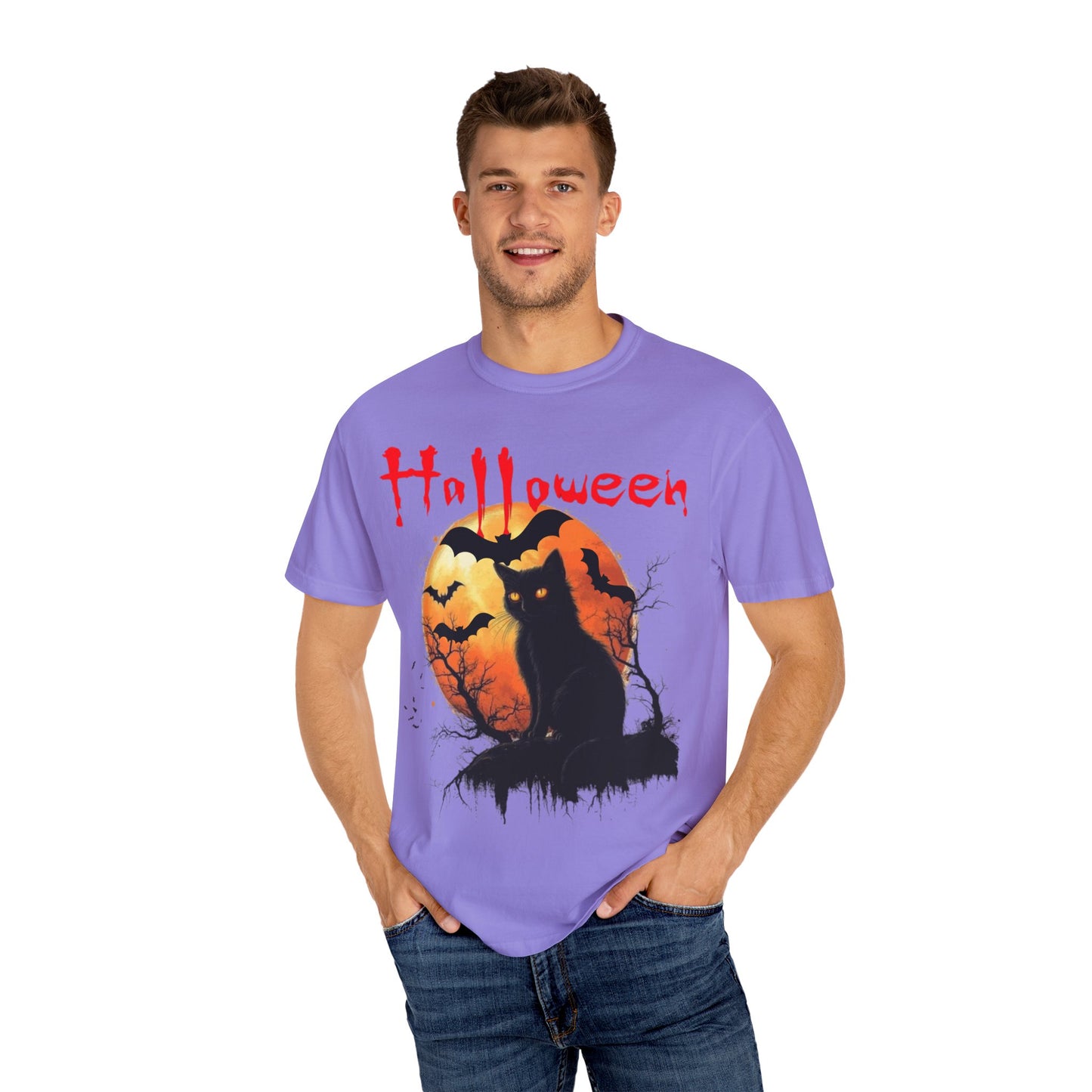 Halloween October 31 Folk Festival Unisex Garment-Dyed T-shirt