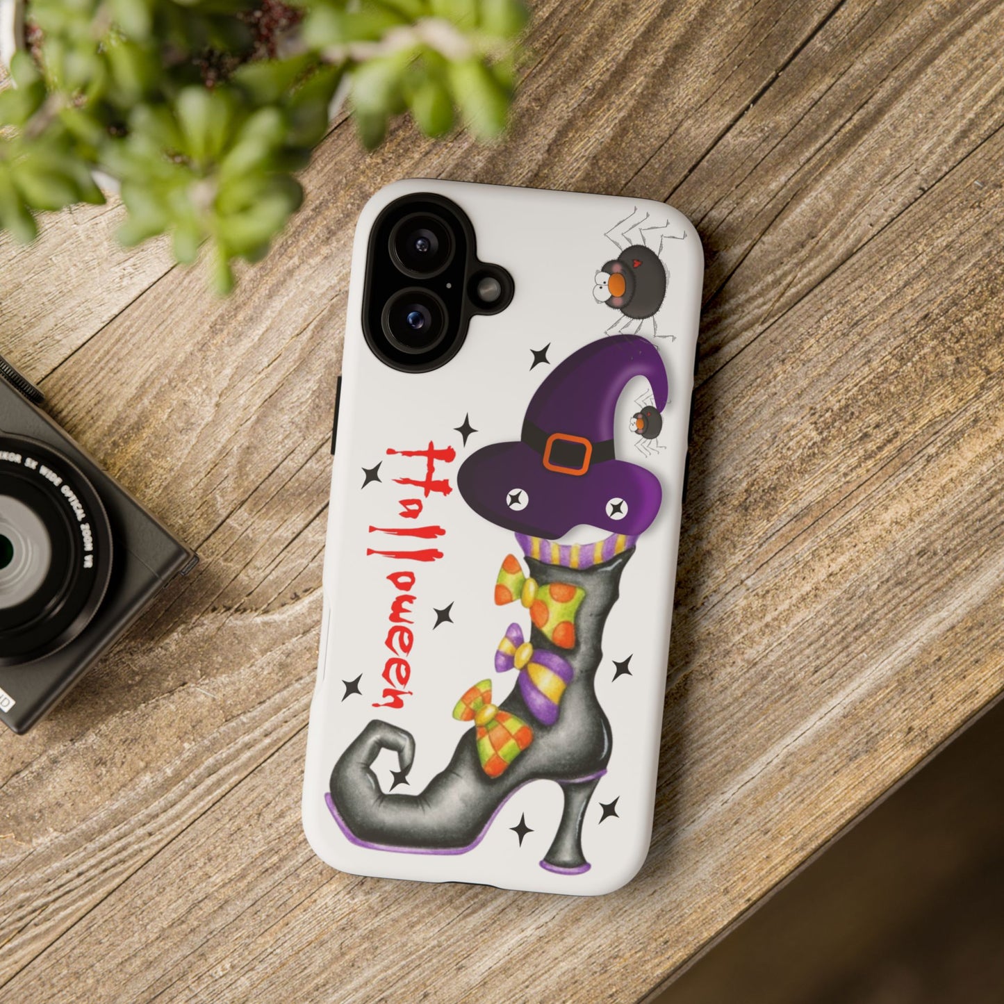 Halloween Phone Case, Tough Cases, Spooky Phone Cover, Witch Hat Design, Holiday Accessory, Fall Gift Idea