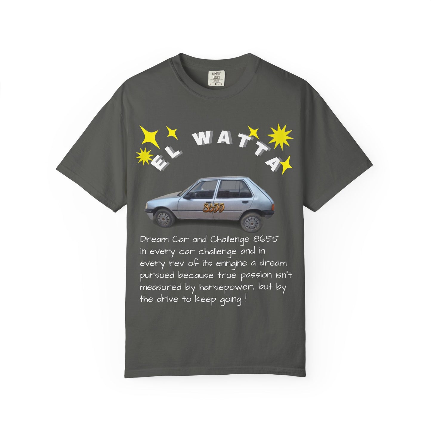 Car Enthusiast T-Shirt: Dream Car Challenge Tee, Perfect Gift for Car Lovers, Racing Fans, Birthday, or Celebration Outfit
