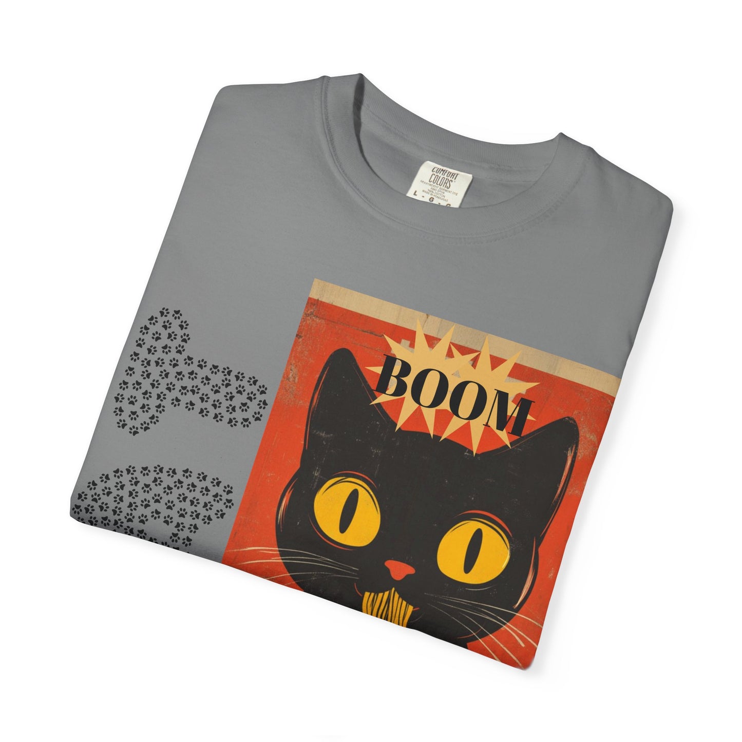 Noodle Cat Graphic Tee, Cute Cat T-Shirt, Animal Lover Gift, Foodie Apparel, Funny Gift for Her, Relaxed Fit Unisex Shirt