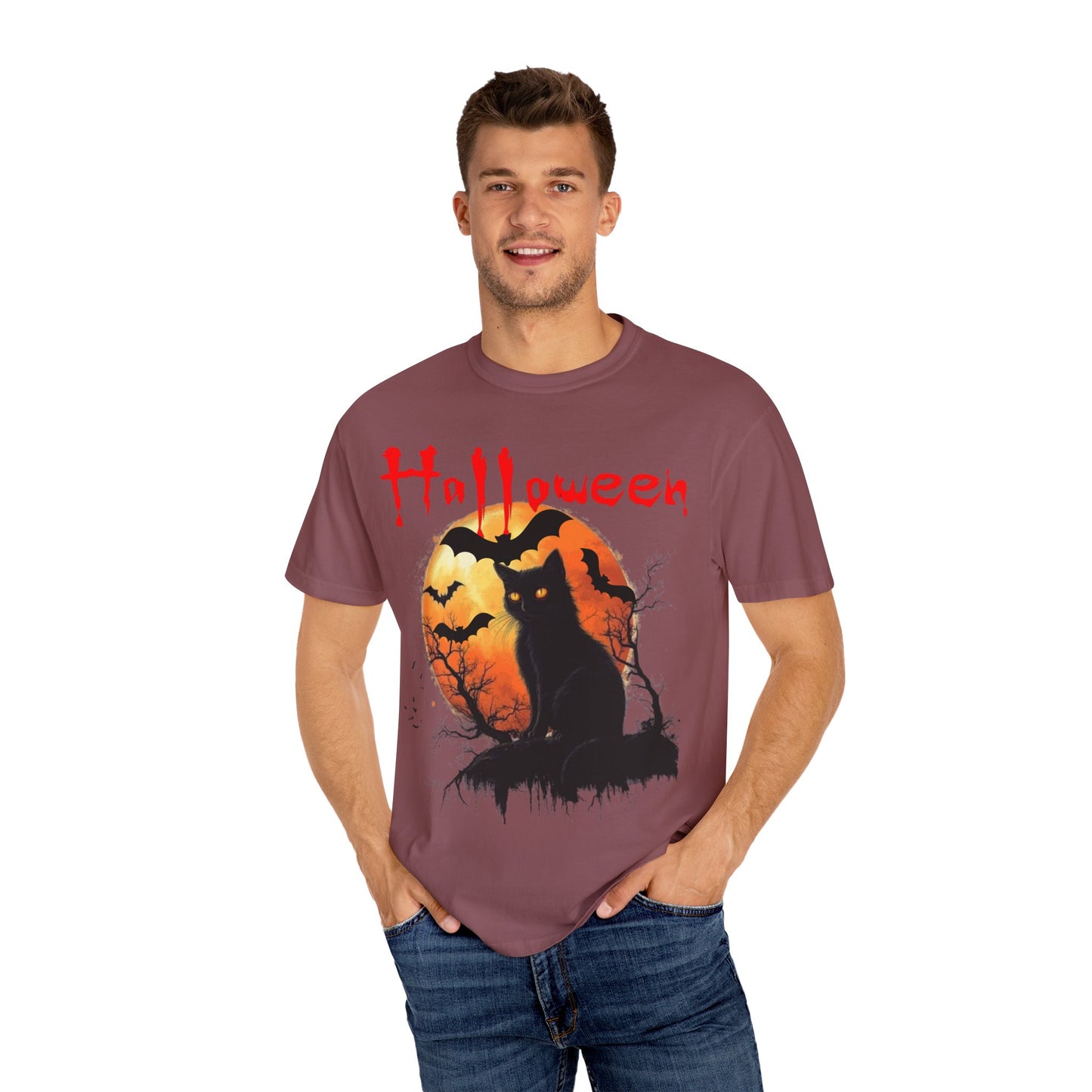 Halloween October 31 Folk Festival Unisex Garment-Dyed T-shirt