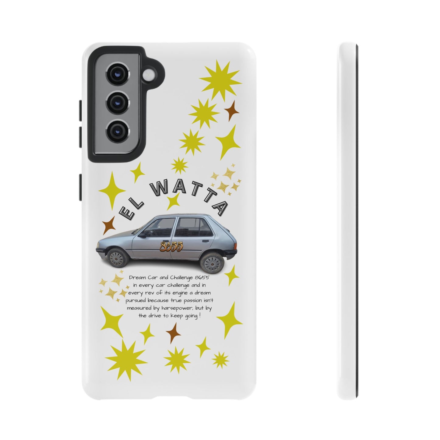El Watta Phone Case - Retro Car Design, Tough Case, Unique Gift for Car Lovers, Funny Phone Accessory, Fun Birthday Present