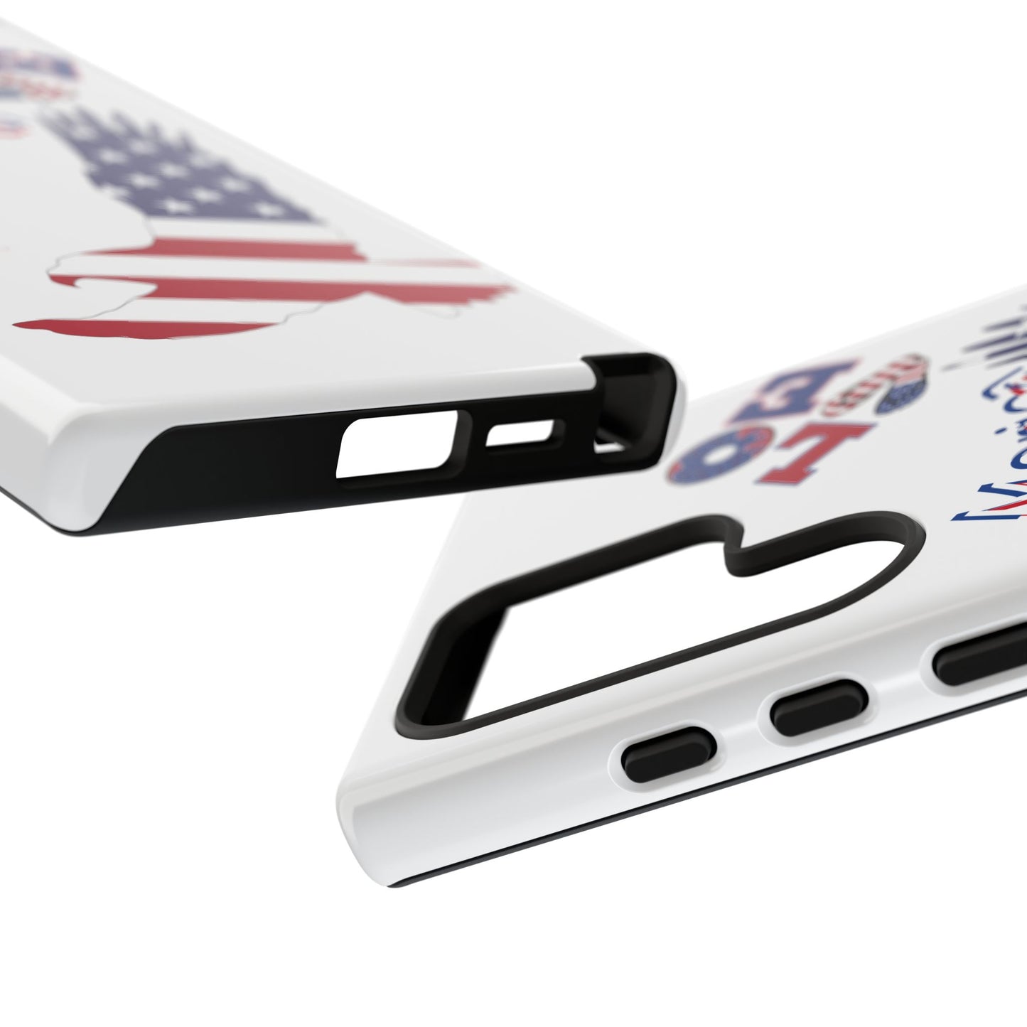 Patriotic Phone Case, Love America Design, American Flag Accessory, Perfect Gift for Veterans, Independence Day, Memorial Day