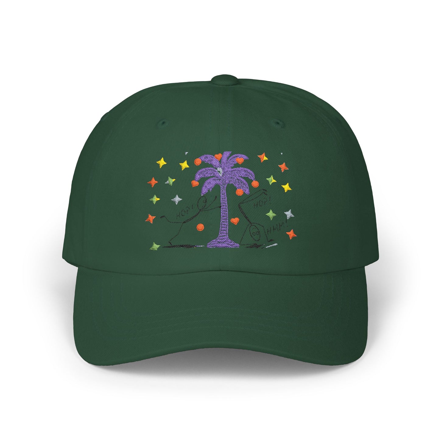Chic Dad Cap - Fun Palm Tree Design, Summer Style, Gift for Fathers Day, Casual Wear, Fashionable Accessory