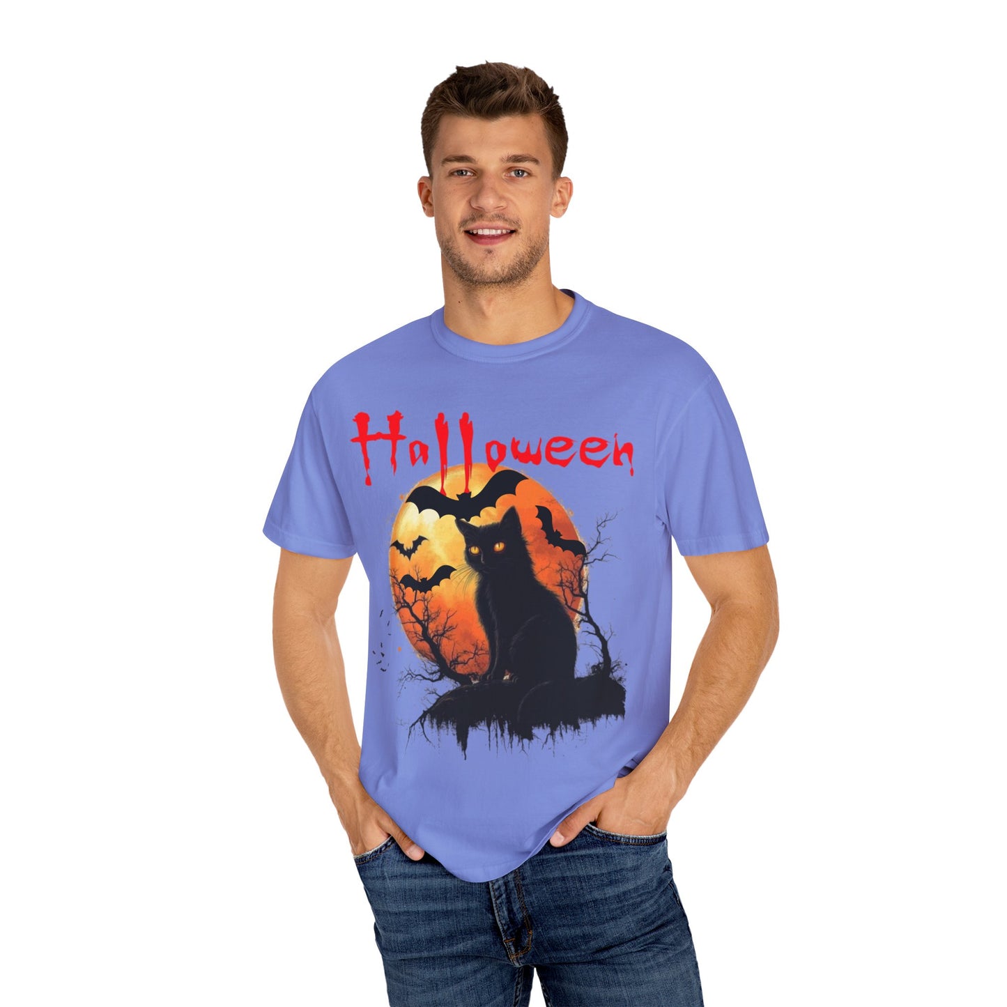 Halloween October 31 Folk Festival Unisex Garment-Dyed T-shirt