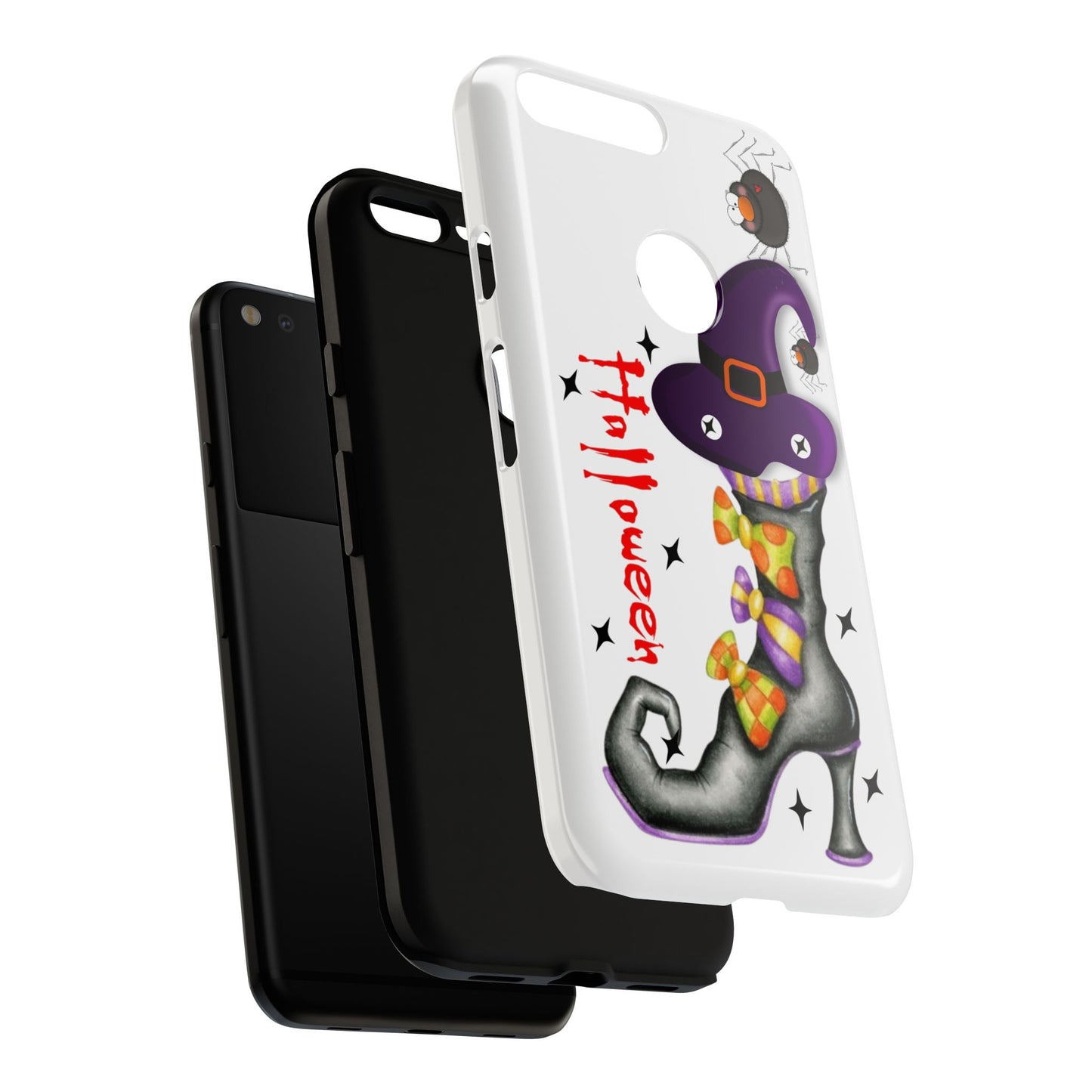 Halloween Phone Case, Tough Cases, Spooky Phone Cover, Witch Hat Design, Holiday Accessory, Fall Gift Idea