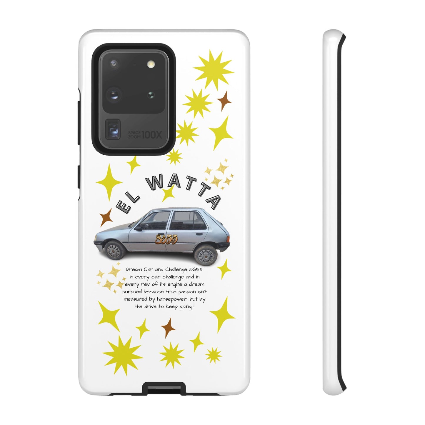 El Watta Phone Case - Retro Car Design, Tough Case, Unique Gift for Car Lovers, Funny Phone Accessory, Fun Birthday Present
