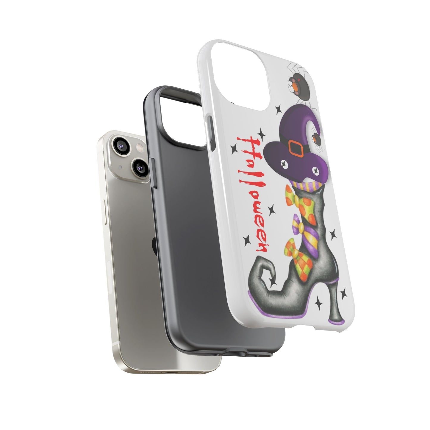 Halloween Phone Case, Tough Cases, Spooky Phone Cover, Witch Hat Design, Holiday Accessory, Fall Gift Idea