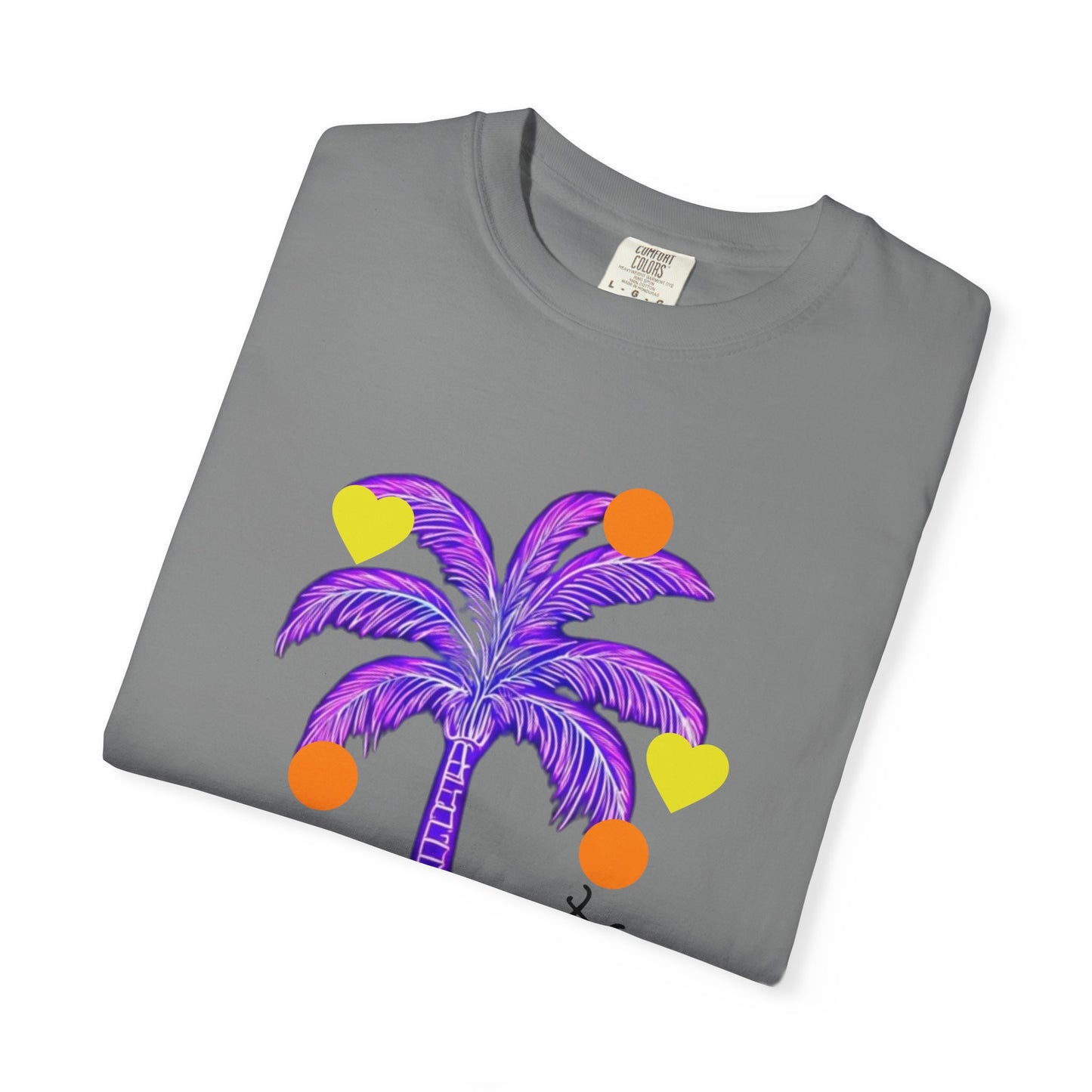 Vibrant Palm Tree Unisex T-Shirt, Casual Summer Wear, Gift for Beach Lovers, Fun Graphic Tee, Vacation Outfit, Artistic Summer Style