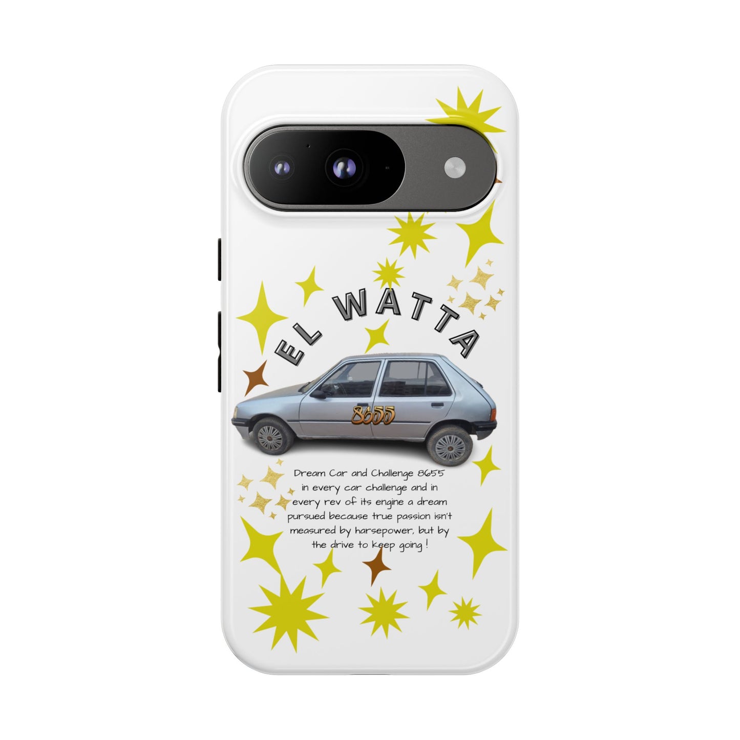 El Watta Phone Case - Retro Car Design, Tough Case, Unique Gift for Car Lovers, Funny Phone Accessory, Fun Birthday Present