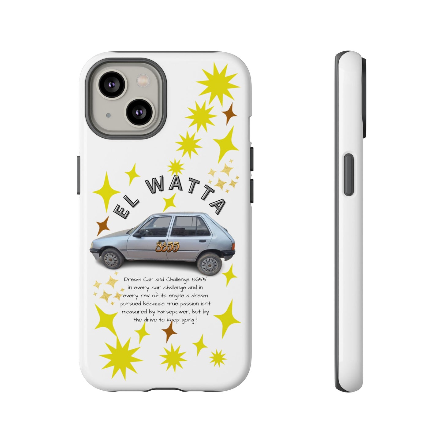 El Watta Phone Case - Retro Car Design, Tough Case, Unique Gift for Car Lovers, Funny Phone Accessory, Fun Birthday Present