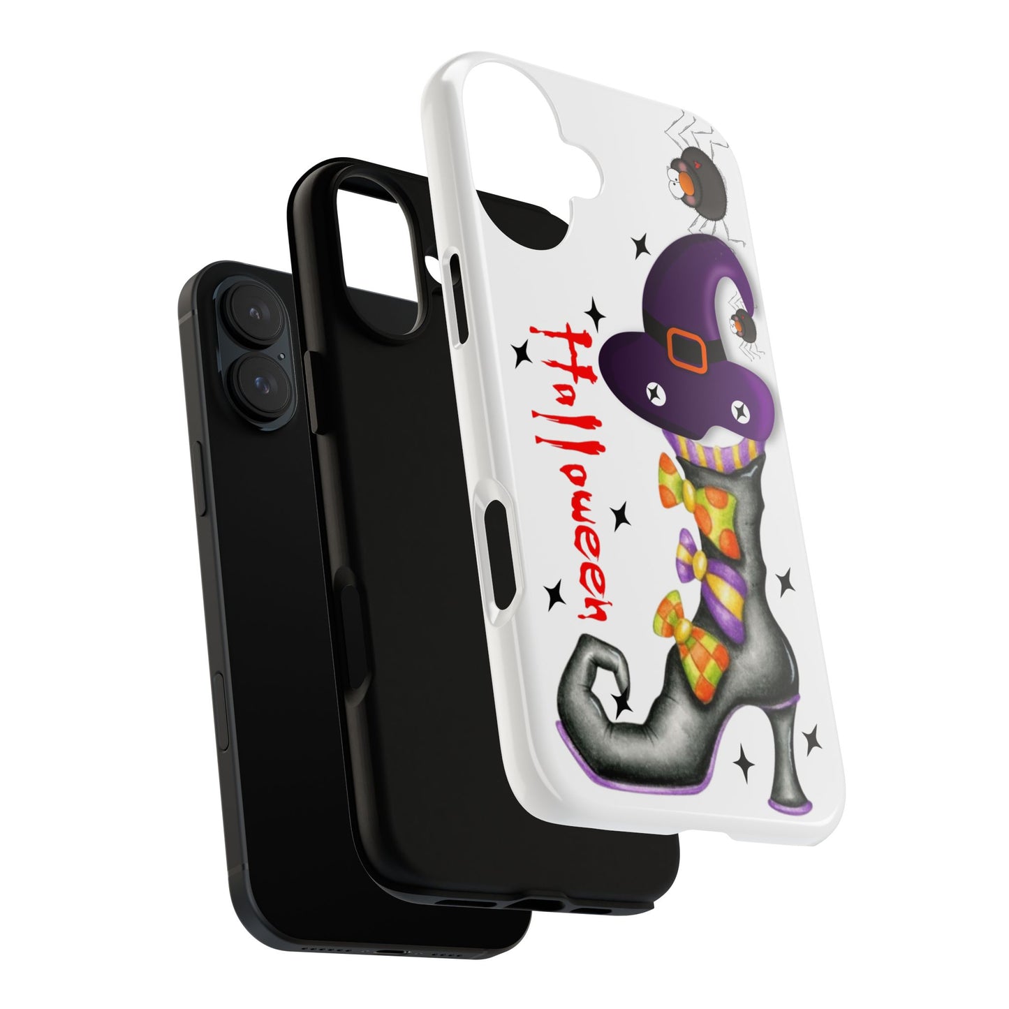 Halloween Phone Case, Tough Cases, Spooky Phone Cover, Witch Hat Design, Holiday Accessory, Fall Gift Idea