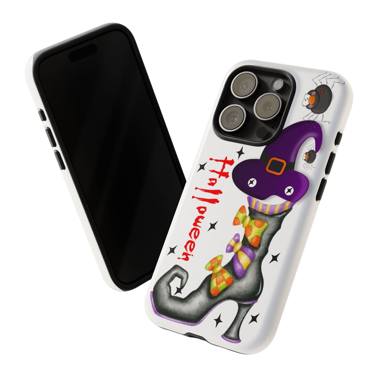 Halloween Phone Case, Tough Cases, Spooky Phone Cover, Witch Hat Design, Holiday Accessory, Fall Gift Idea