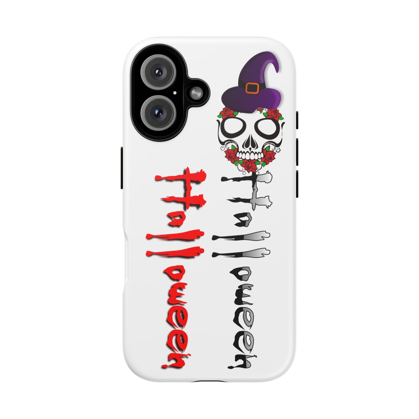 Halloween Skull Phone & Samsung Galaxy Case, Tough Cases with Spooky Design, Perfect for Fall, Halloween Gifts, Unique Phone Accessories, Skull Decor,Spooky October 31 Horror Cover | USA Gothic Holiday Accessory