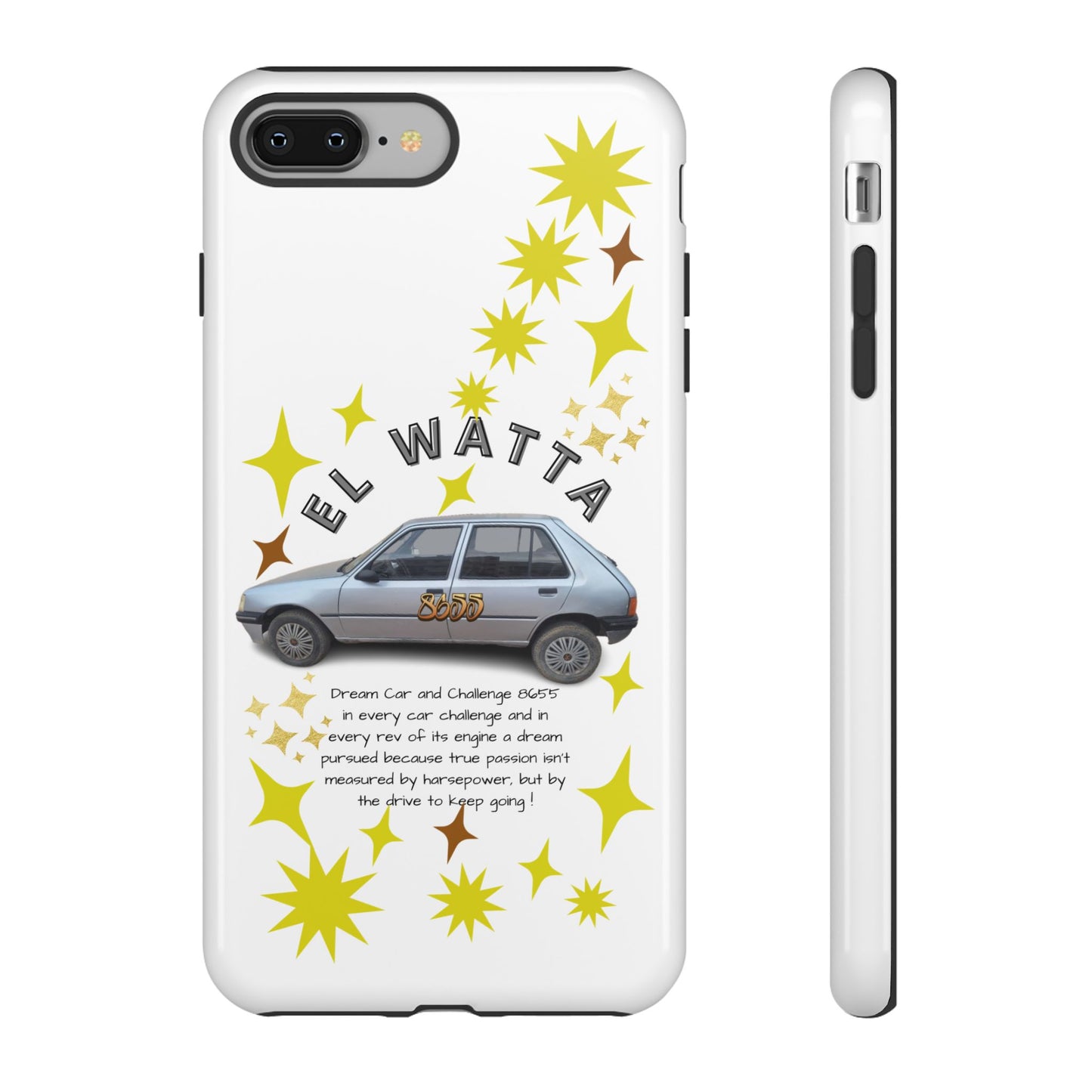 El Watta Phone Case - Retro Car Design, Tough Case, Unique Gift for Car Lovers, Funny Phone Accessory, Fun Birthday Present