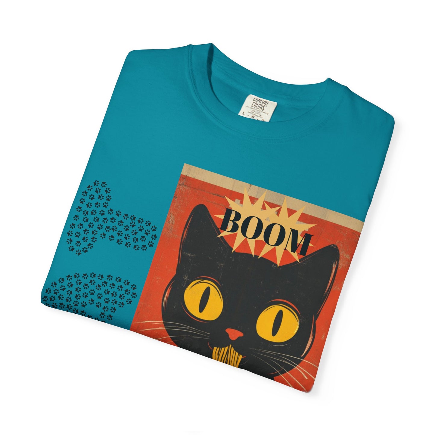 Noodle Cat Graphic Tee, Cute Cat T-Shirt, Animal Lover Gift, Foodie Apparel, Funny Gift for Her, Relaxed Fit Unisex Shirt