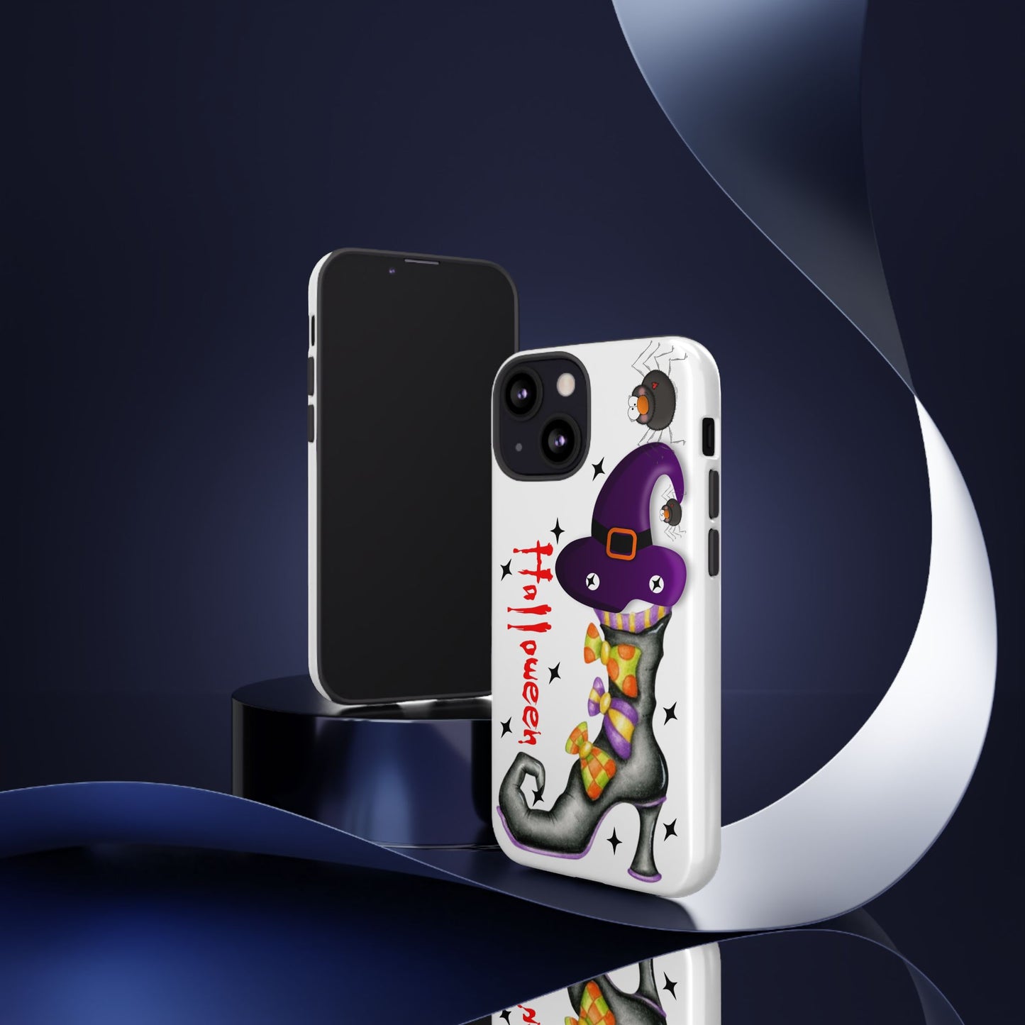 Halloween Phone Case, Tough Cases, Spooky Phone Cover, Witch Hat Design, Holiday Accessory, Fall Gift Idea