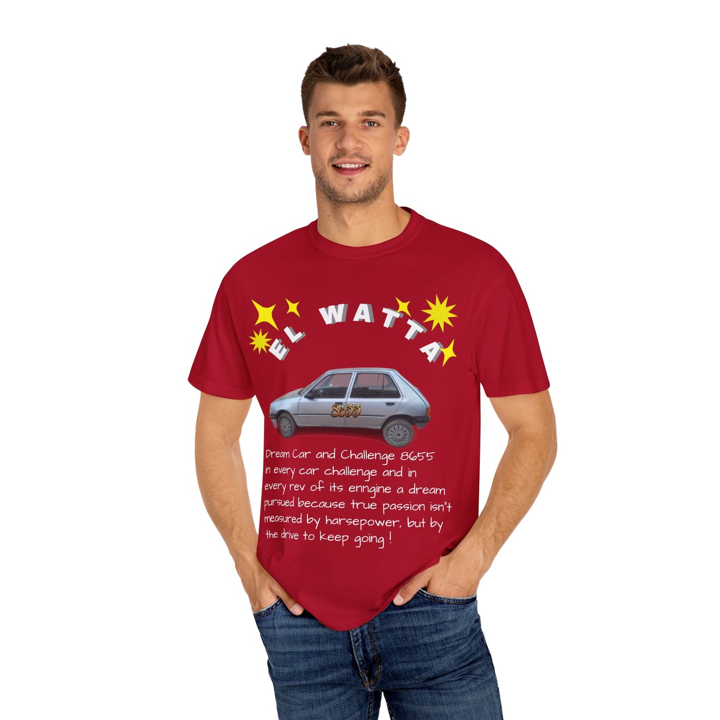 Car Enthusiast T-Shirt: Dream Car Challenge Tee, Perfect Gift for Car Lovers, Racing Fans, Birthday, or Celebration Outfit